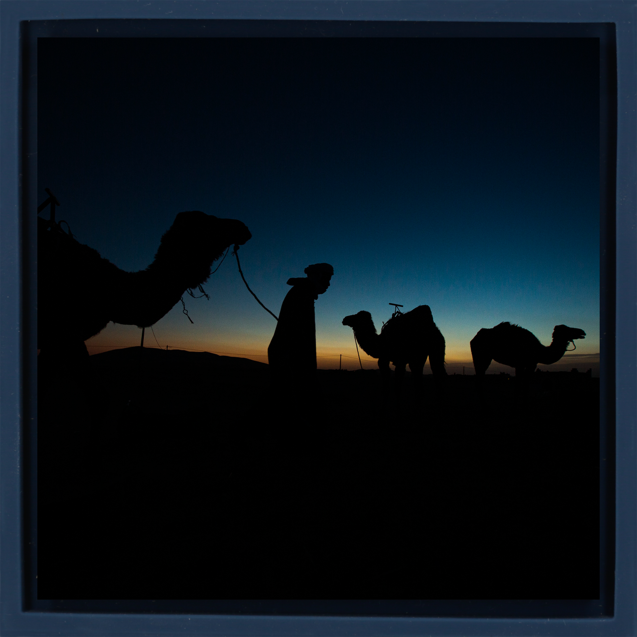 Moroccan Sunset- Dark Blue Wrapp