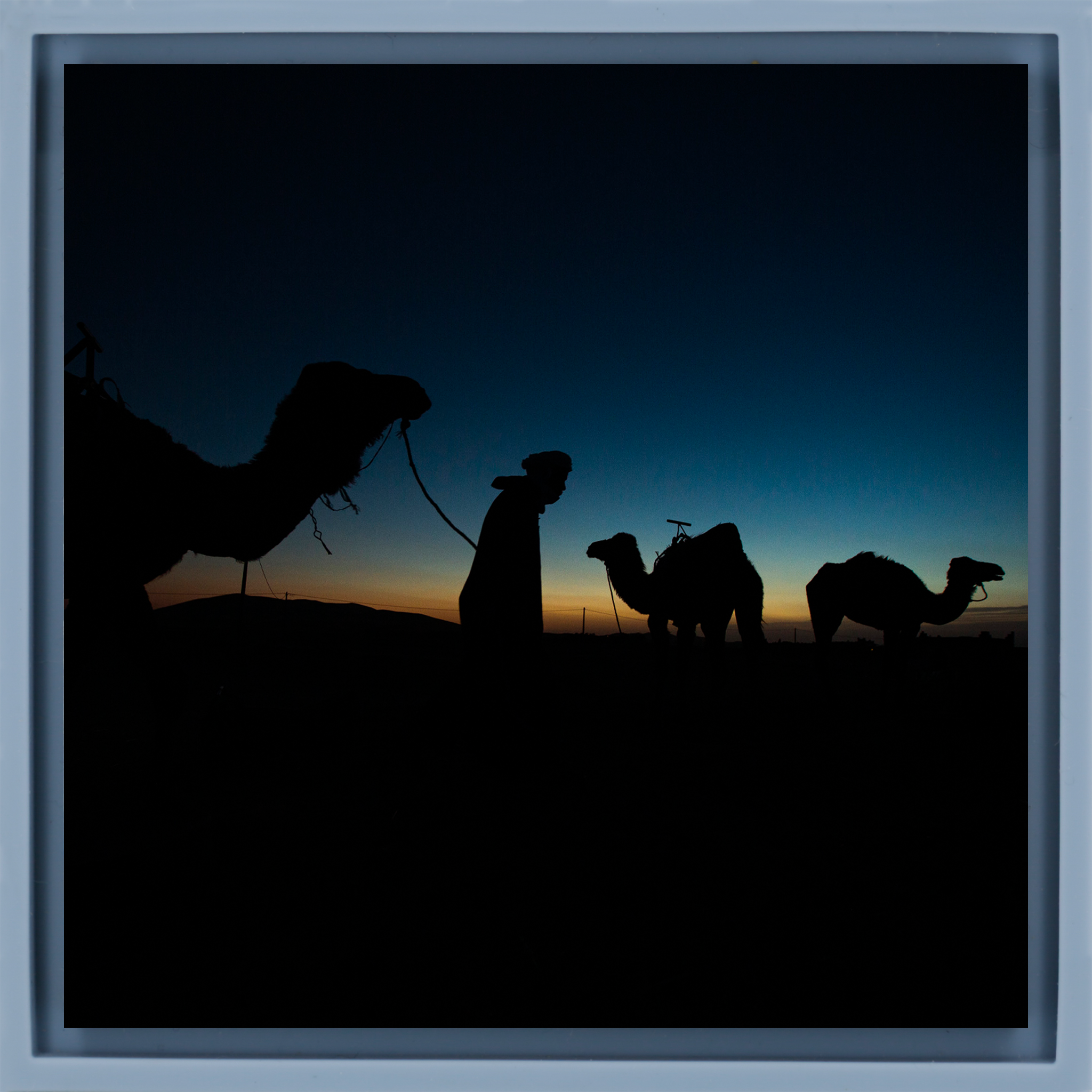 Moroccan Sunset- Light Blue Wrapp