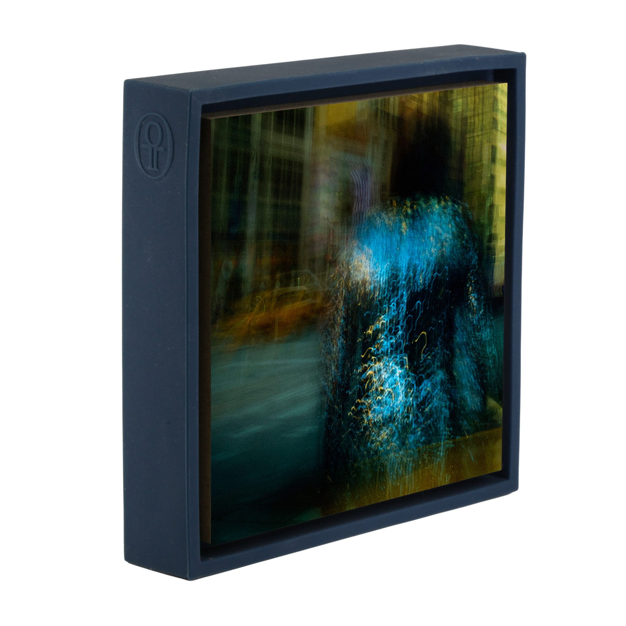 Silver Dress- Dark Blue Wrapp