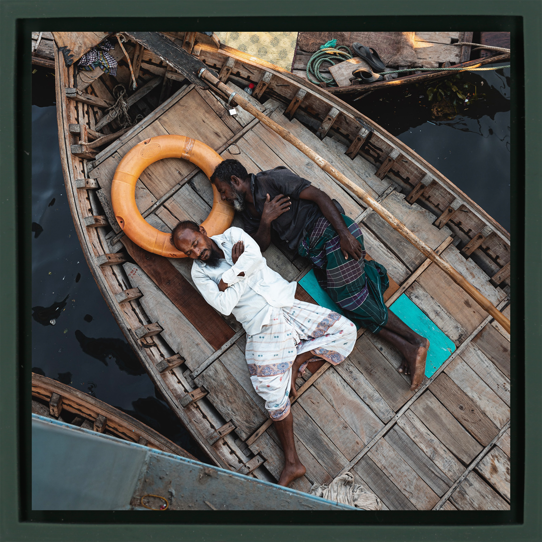 Afternoon Nap- Dark Green Wrapp