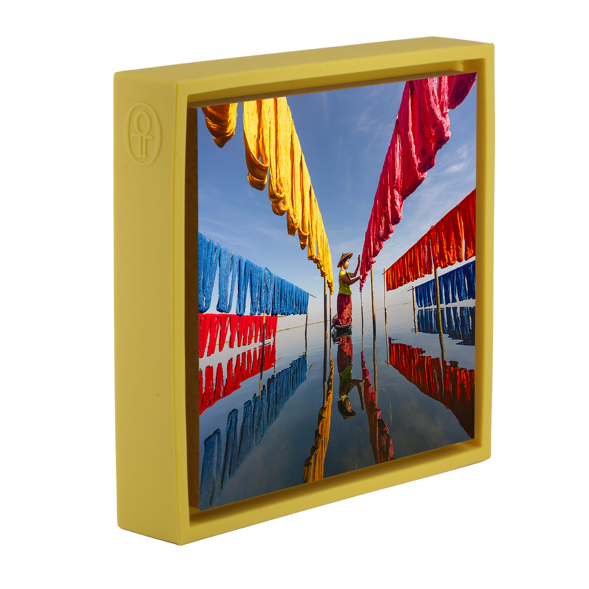 Drying Silk Inle Lake- Yellow Wrapp