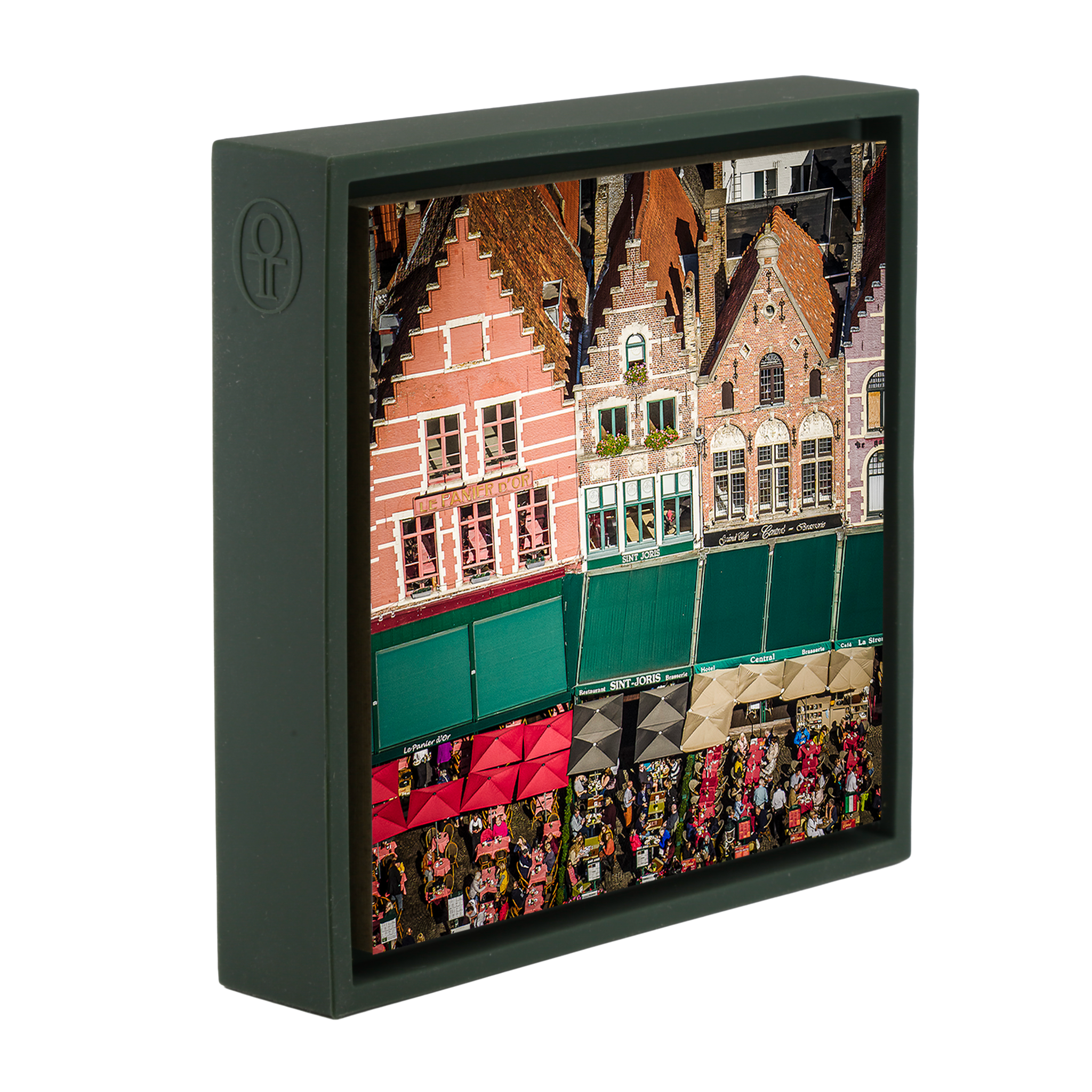 Sunny Day in Bruges - Donkergroene Wrapp