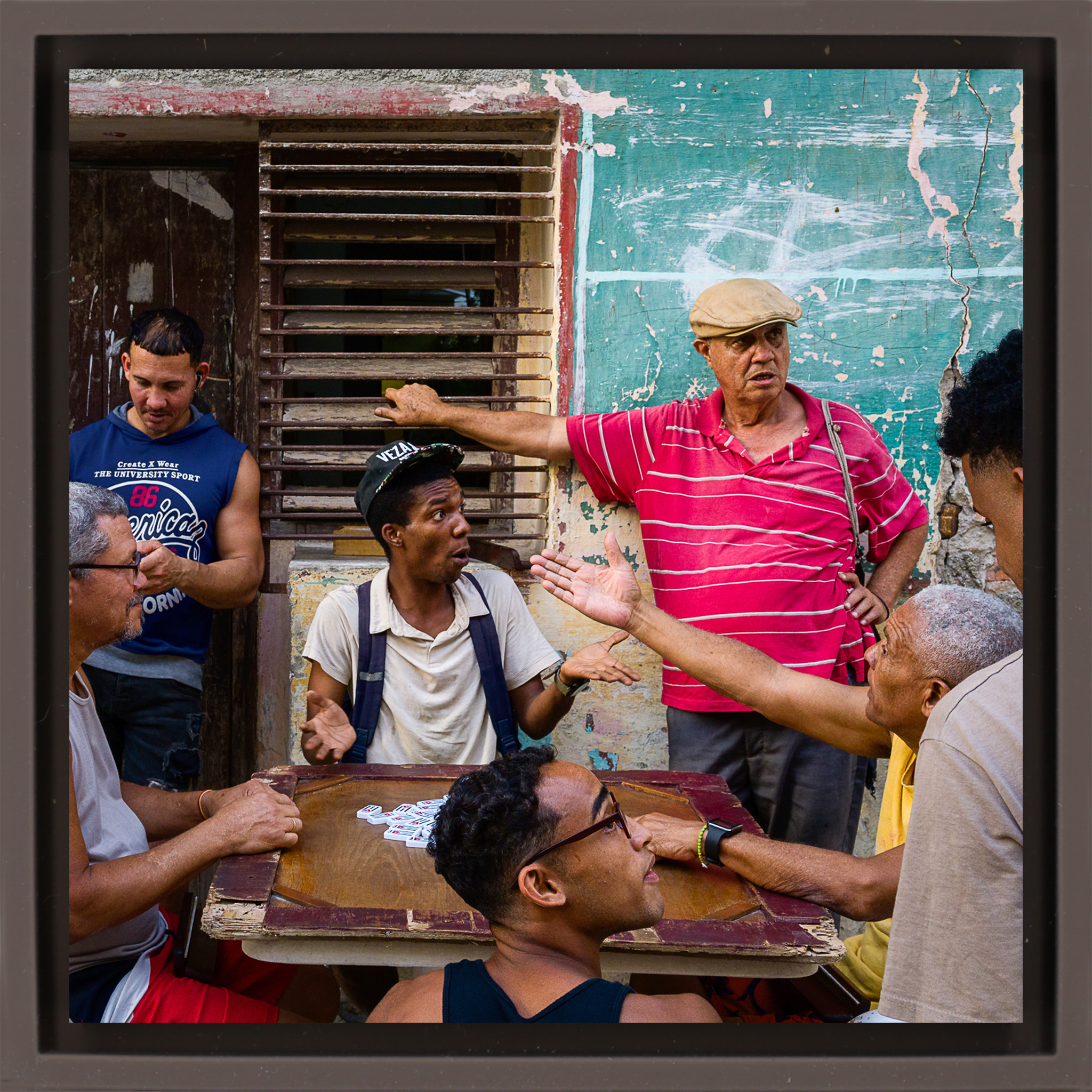 Jeu de dominos - Emballage brun