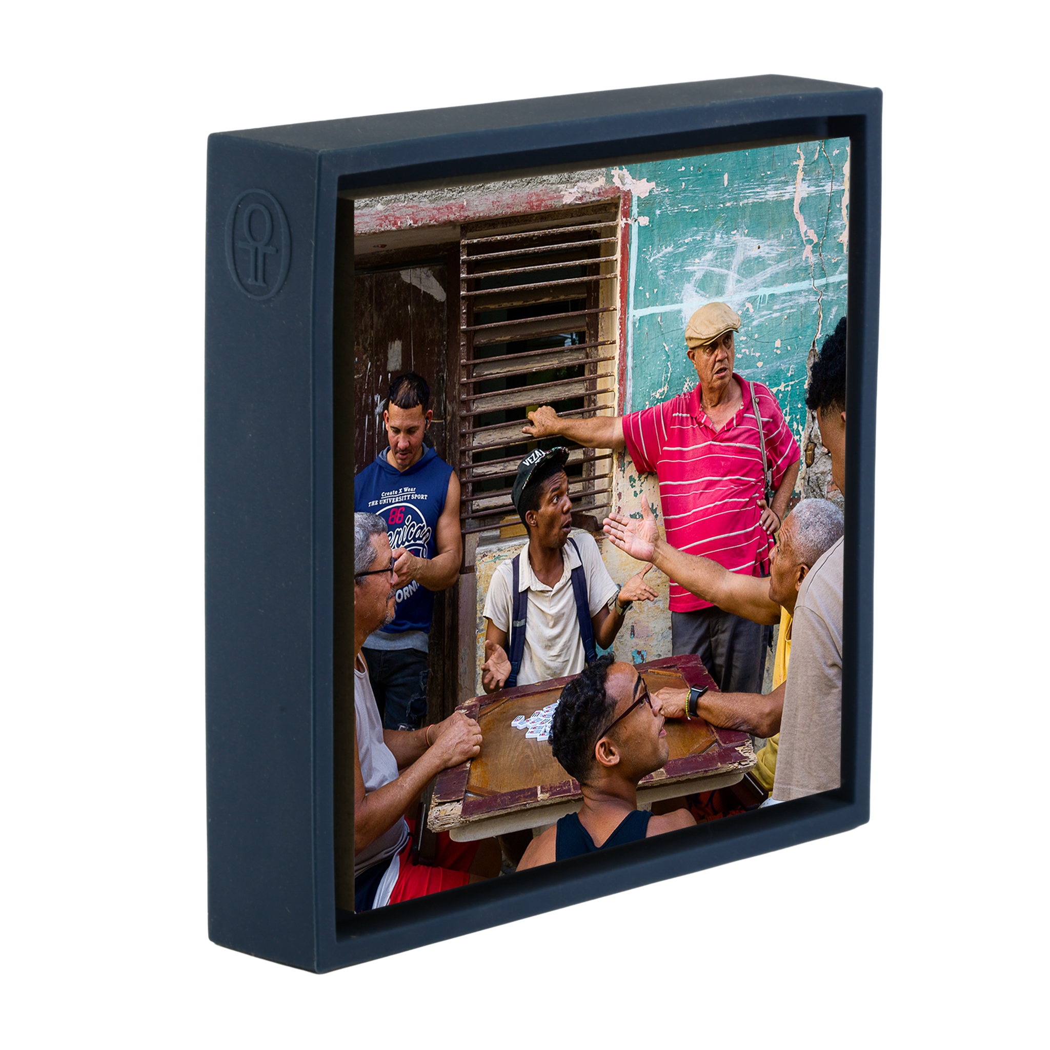 Dominospiel - Dunkelblaue Verpackung