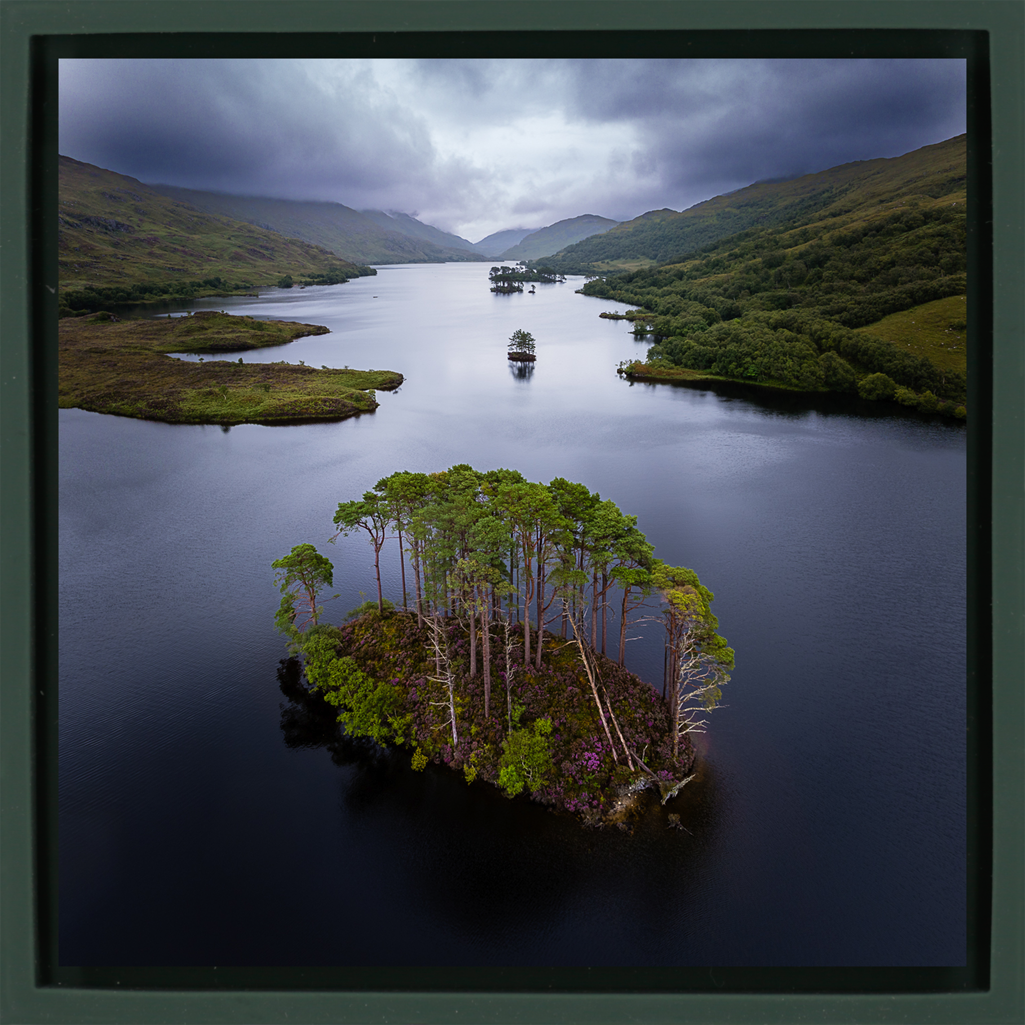 Eilean Na Moine – Dunkelgrünes Wrapp