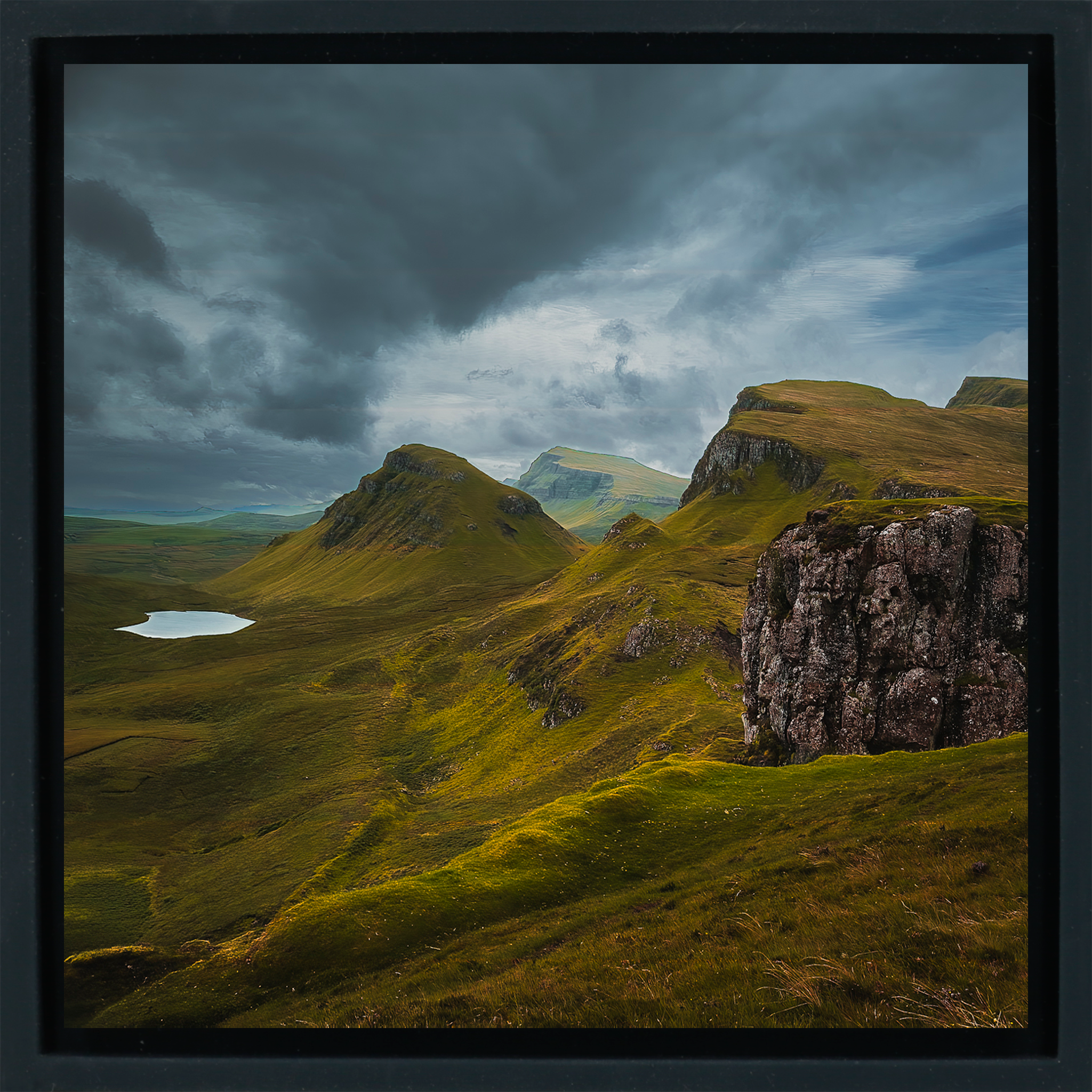 Clearing Storm over QuiraIsle of Skye- Black Wrapp