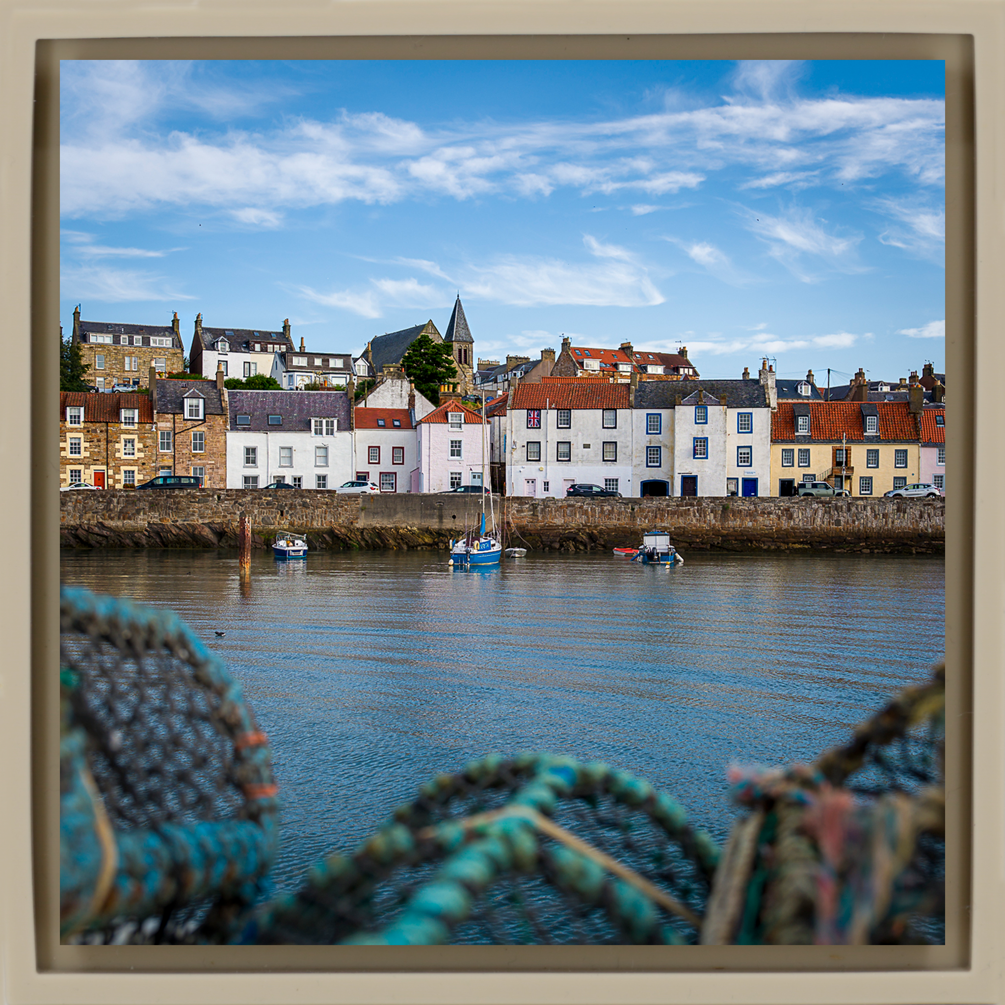Lobster Traps St Monans Harbour- Sand Wrapp