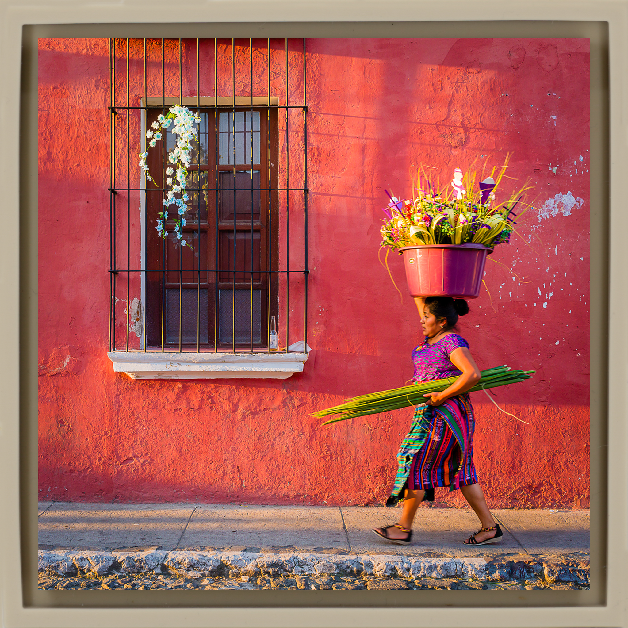 Running to Market - Zandkleurige Wrapp