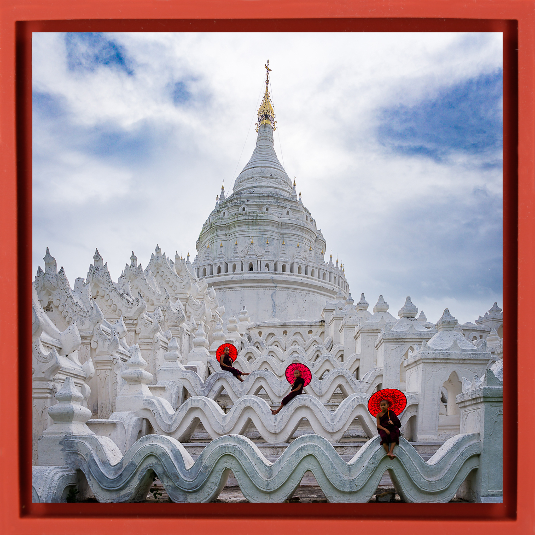 Hsinbyume Pagoda - Red Wrapp