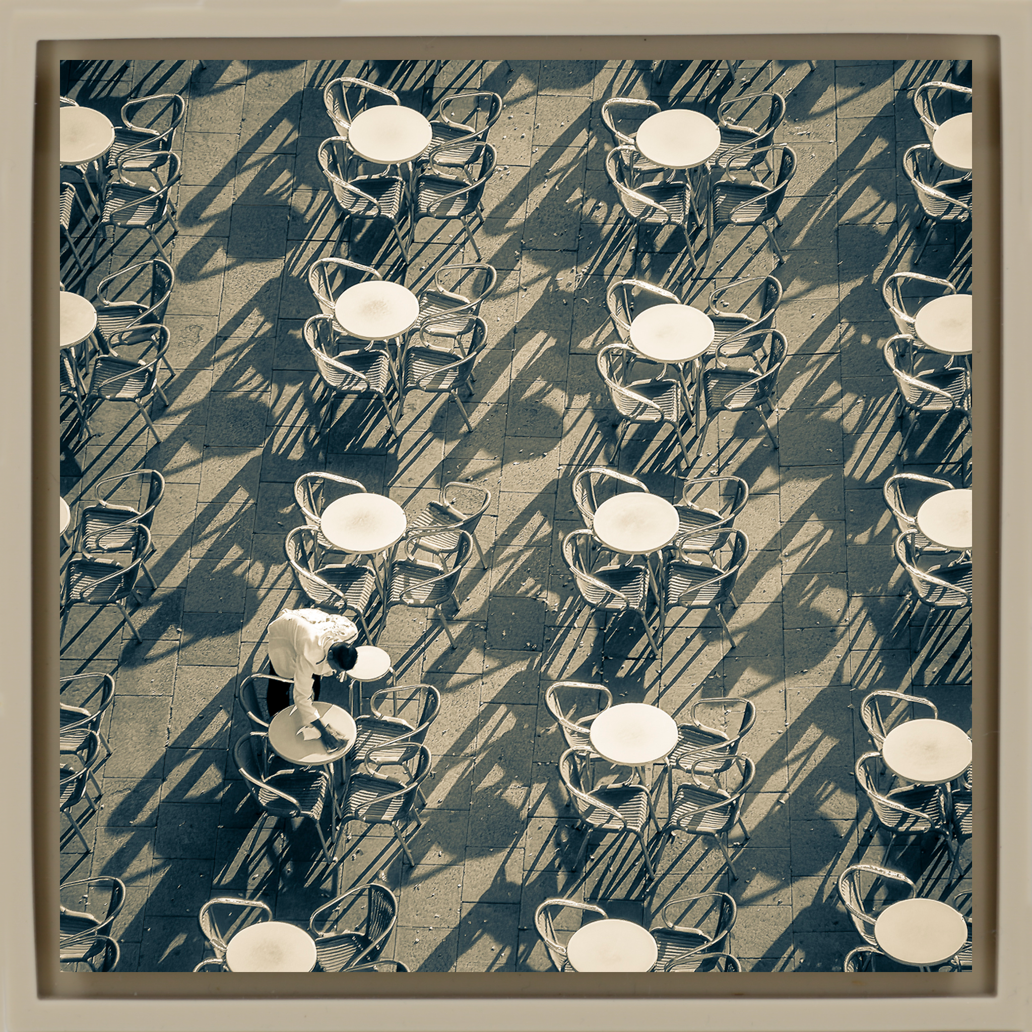 Piazza Patterns - Zandkleurige Wrapp