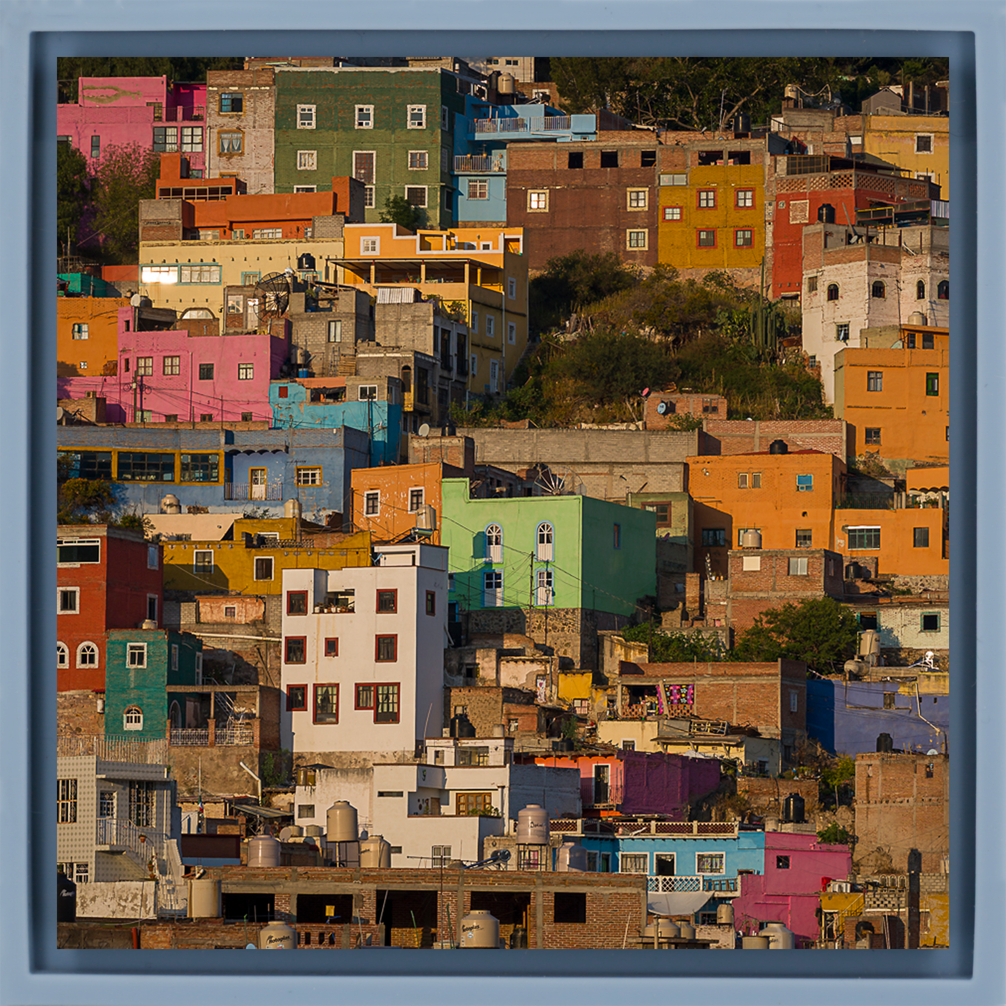 Guanajuato Geometry- Light Blue Wrapp