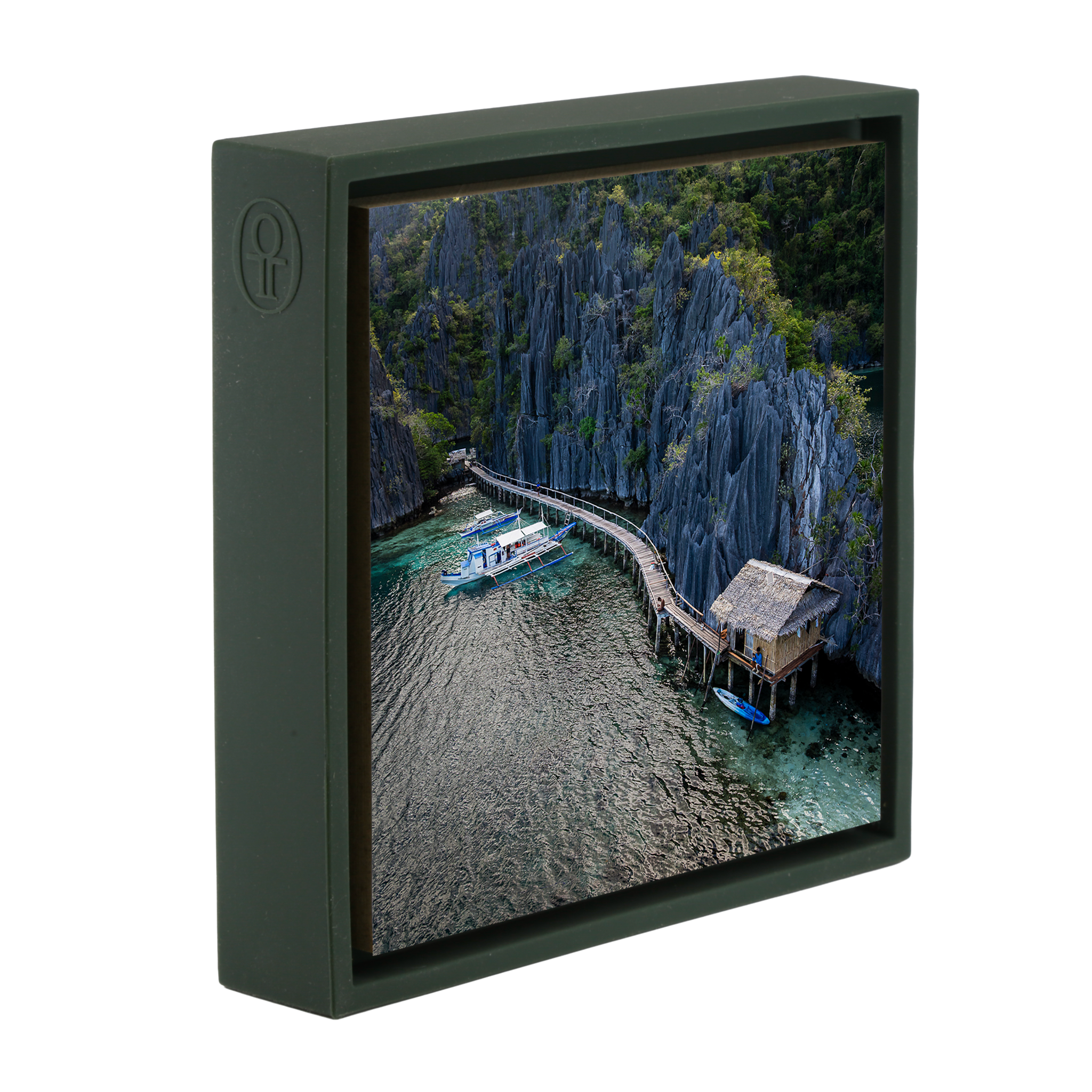 Coron Limestone Labyrinth- Dark Green Wrapp