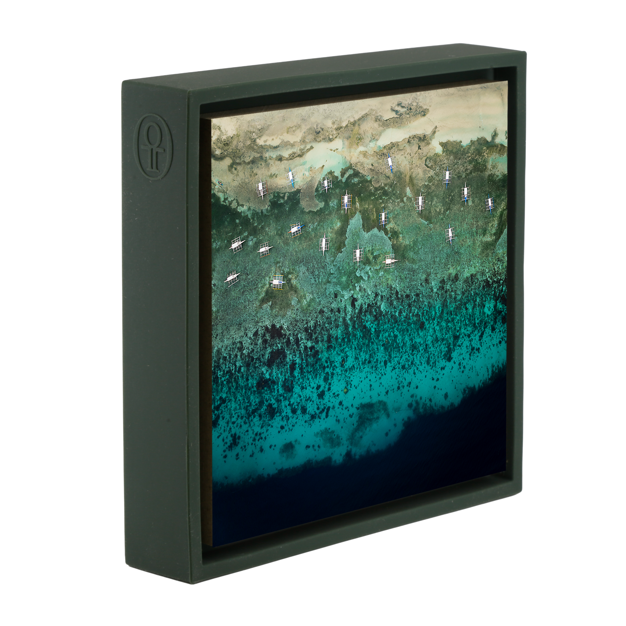 Panglao Blue Rhythm- Dark Green Wrapp