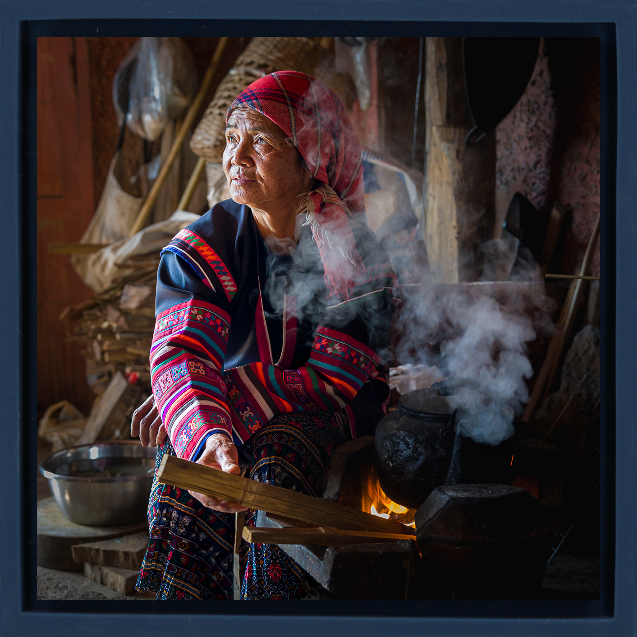 Hearth of Thailand - Donkerblauwe Wrapp