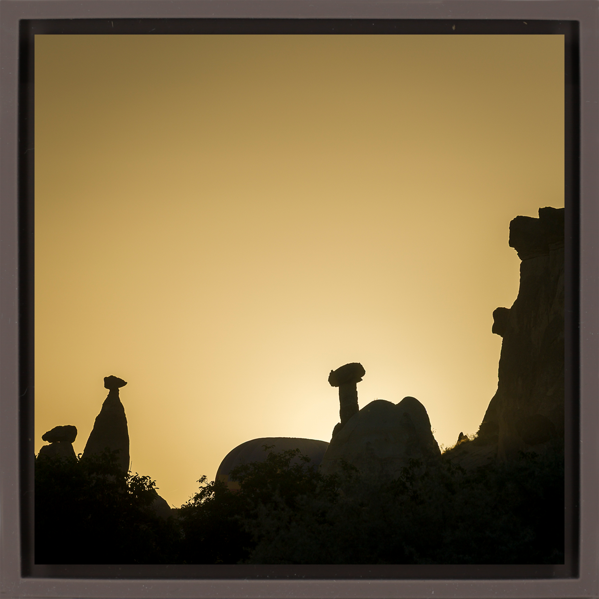 Cappadocian Silhouettes- Brown Wrapp