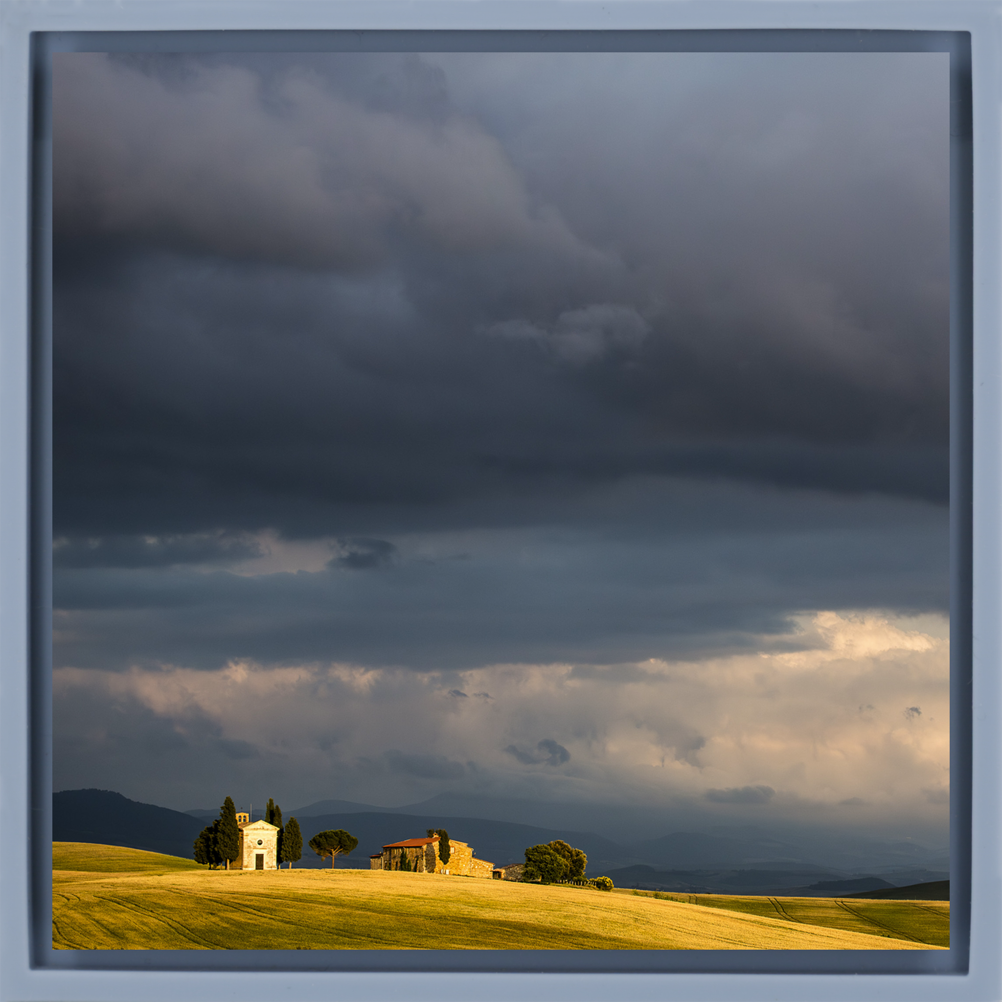 Val D'Orcia - Lichtblauwe Wrapp