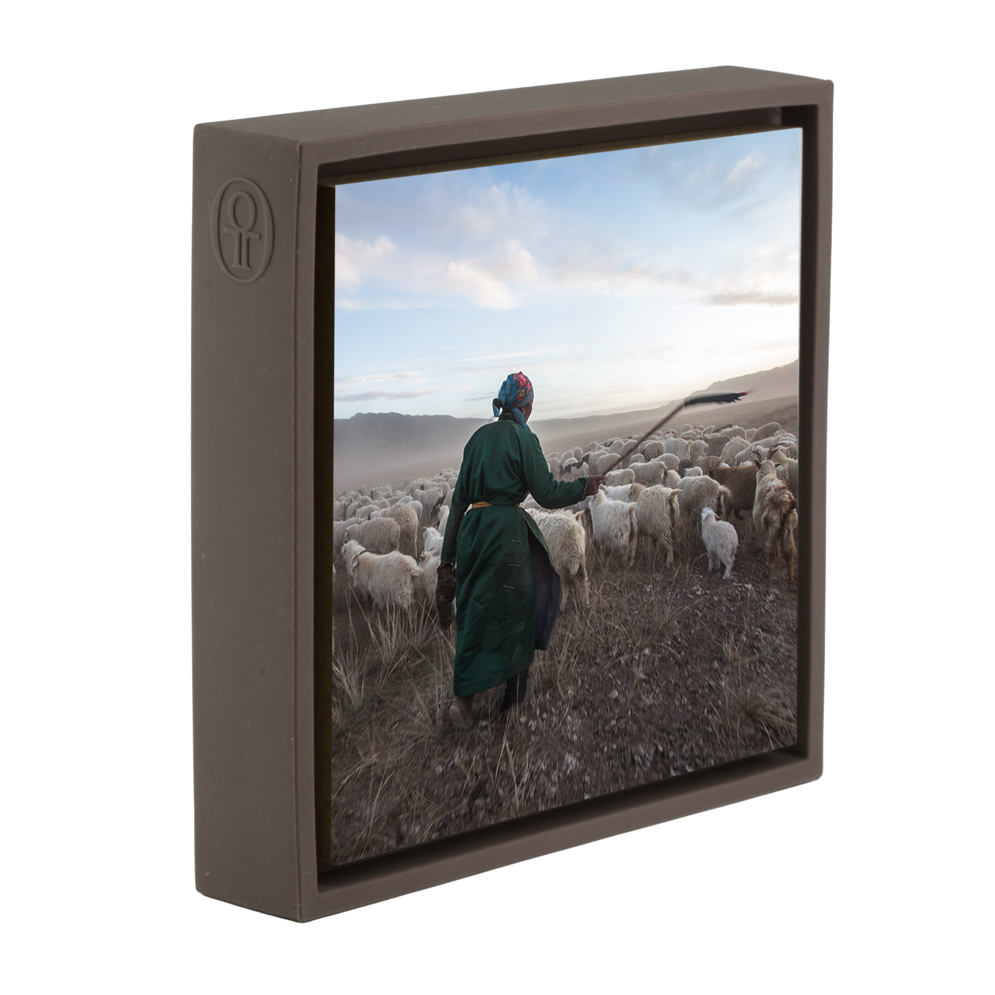 Shepherd with his Goats- Brown Wrapp