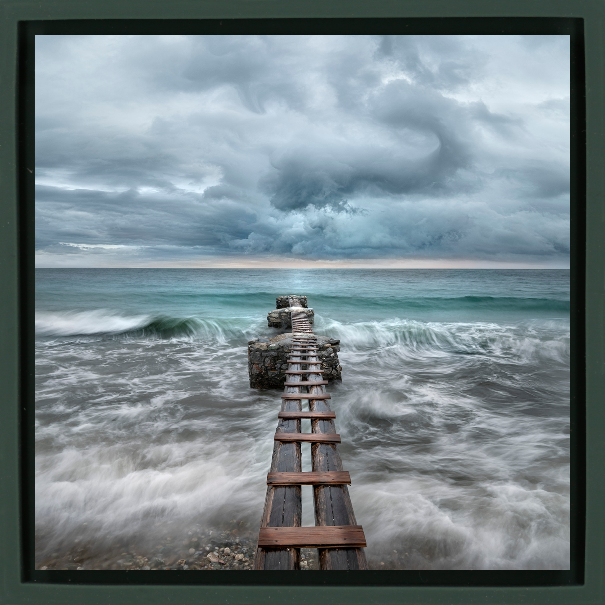 No Turning Back - Donkergroene Wrapp