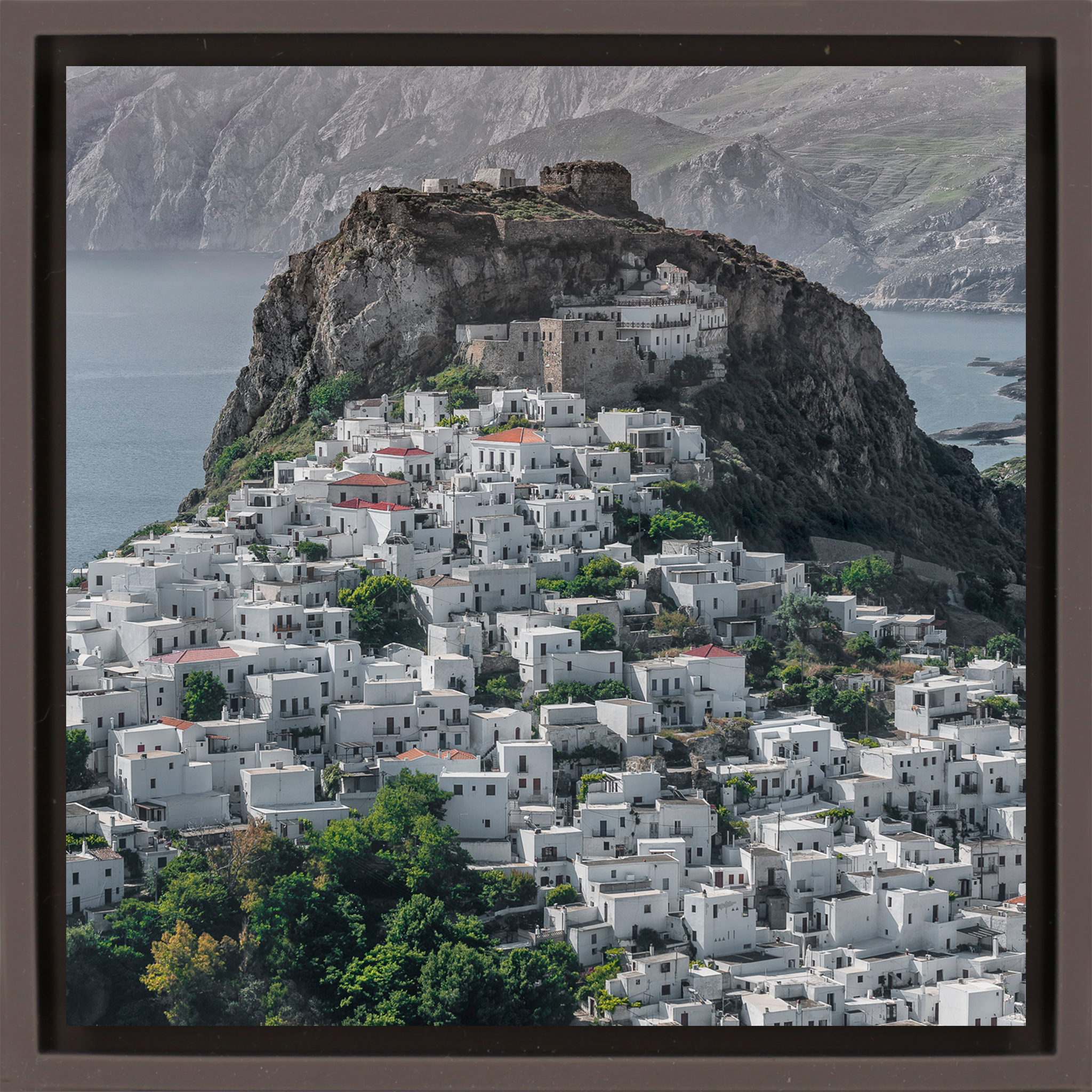 White Chora Heights- Brown Wrapp