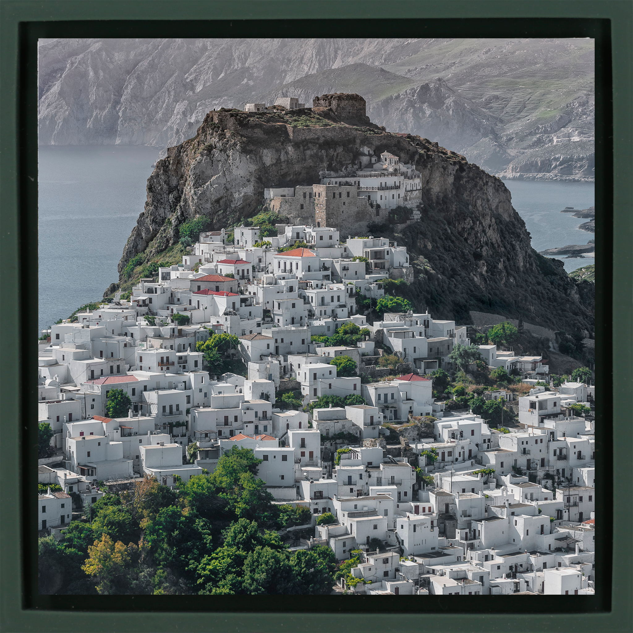 White Chora Heights - Donkergroene Wrapp