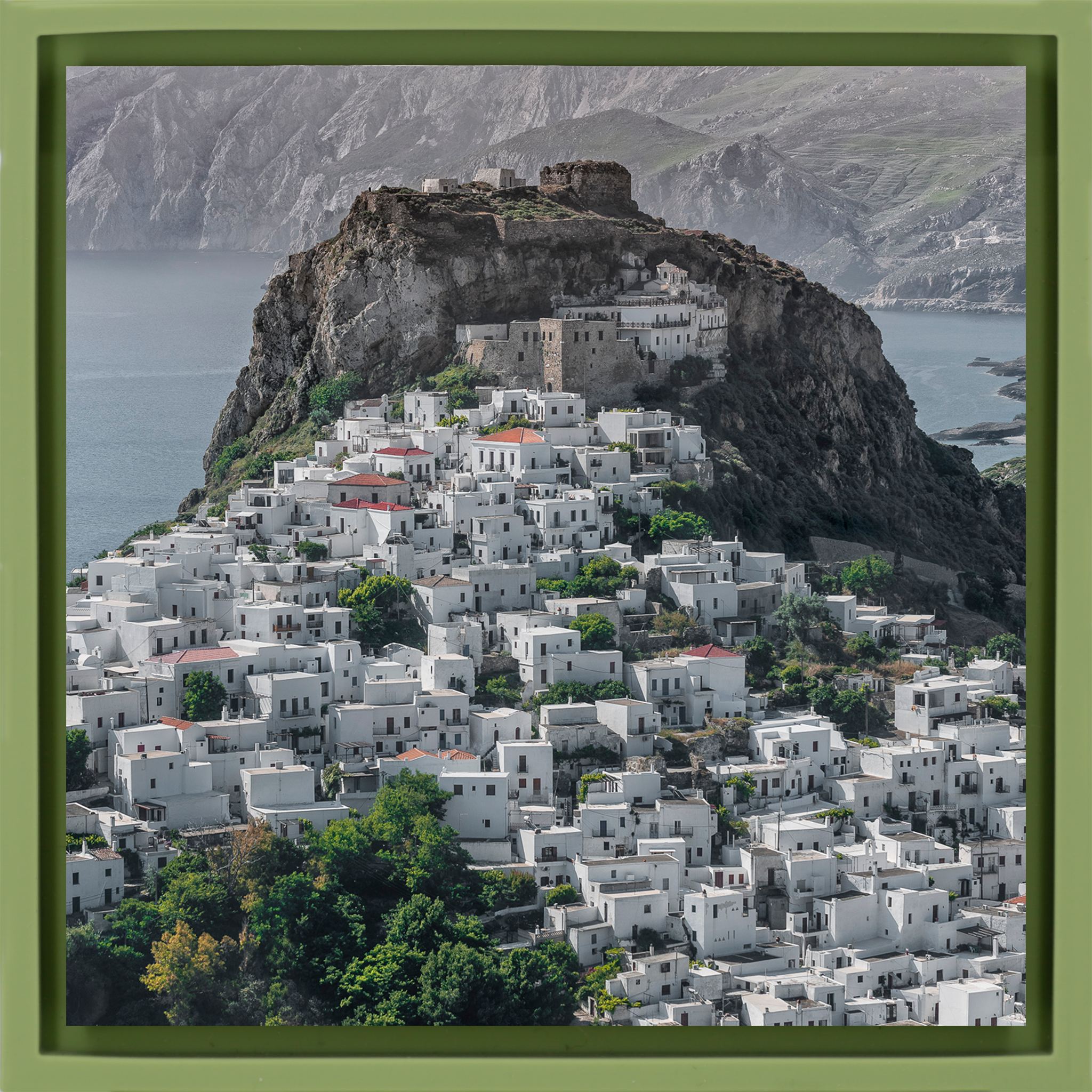White Chora Heights- Light Green Wrapp