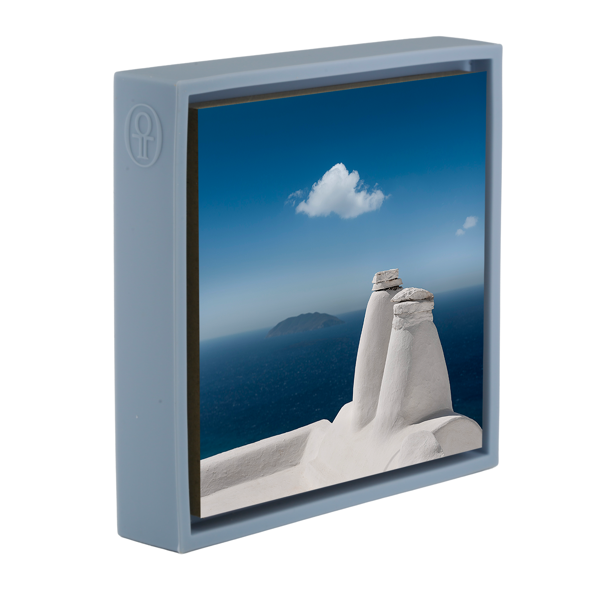 Anafi White Chimneys- Light Blue Wrapp