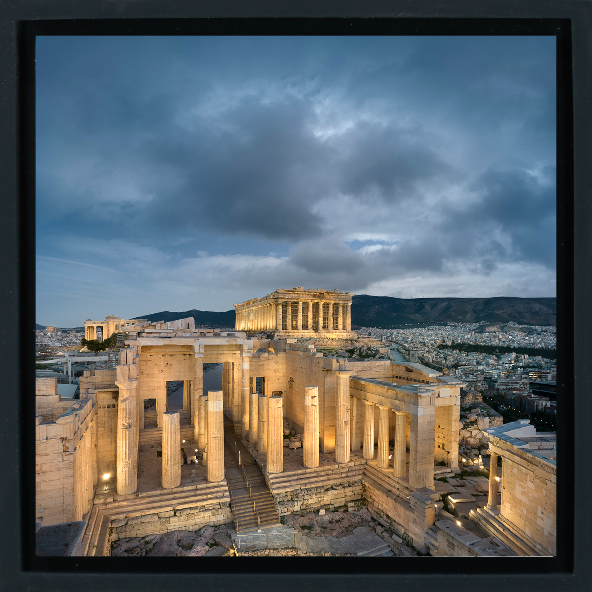 Twilight over the Propylaea- Black Wrapp