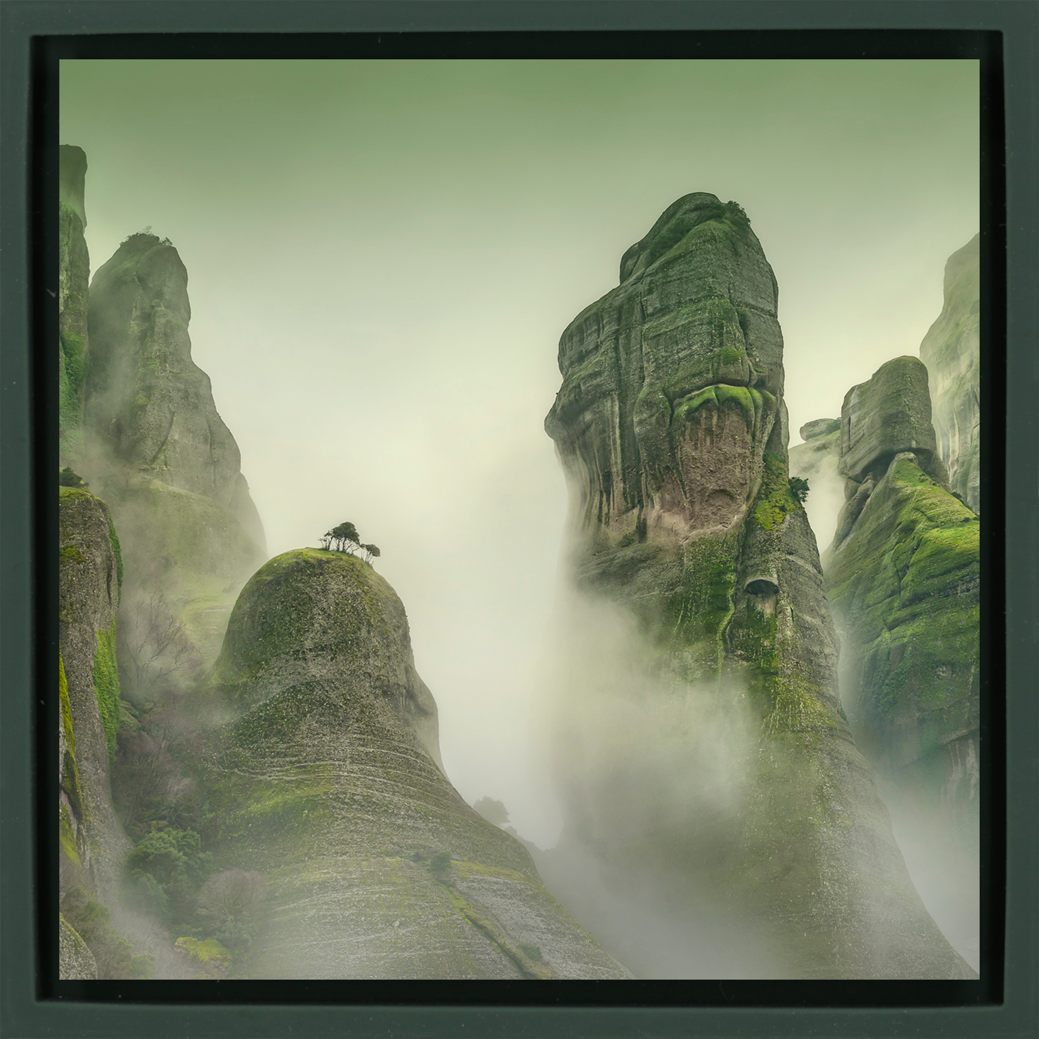 Meteora Mist - Donkergroene Wrapp