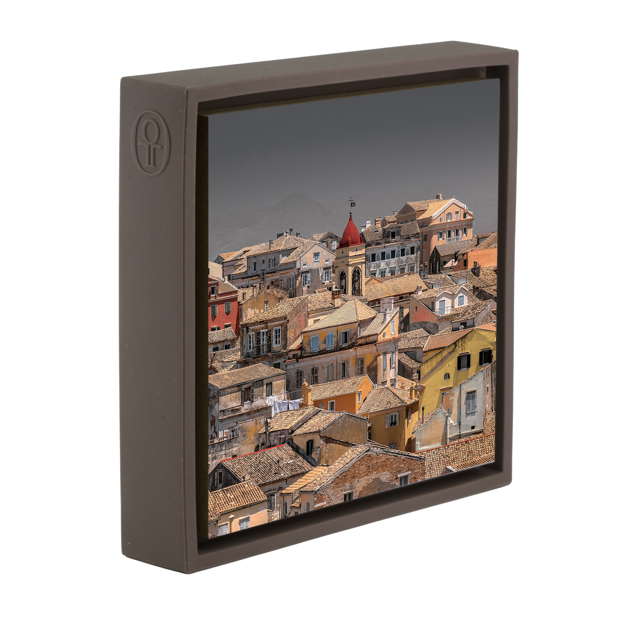 Corfu Roofscape- Brown Wrapp