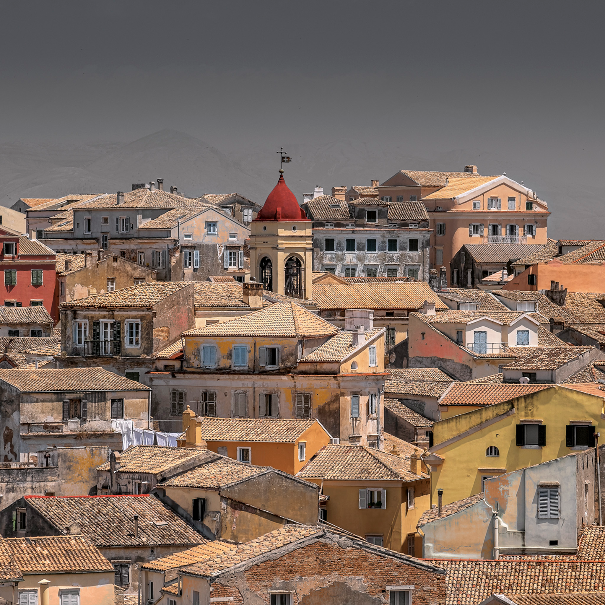 Corfu Dakenlandschap - Collectie: Griekenland