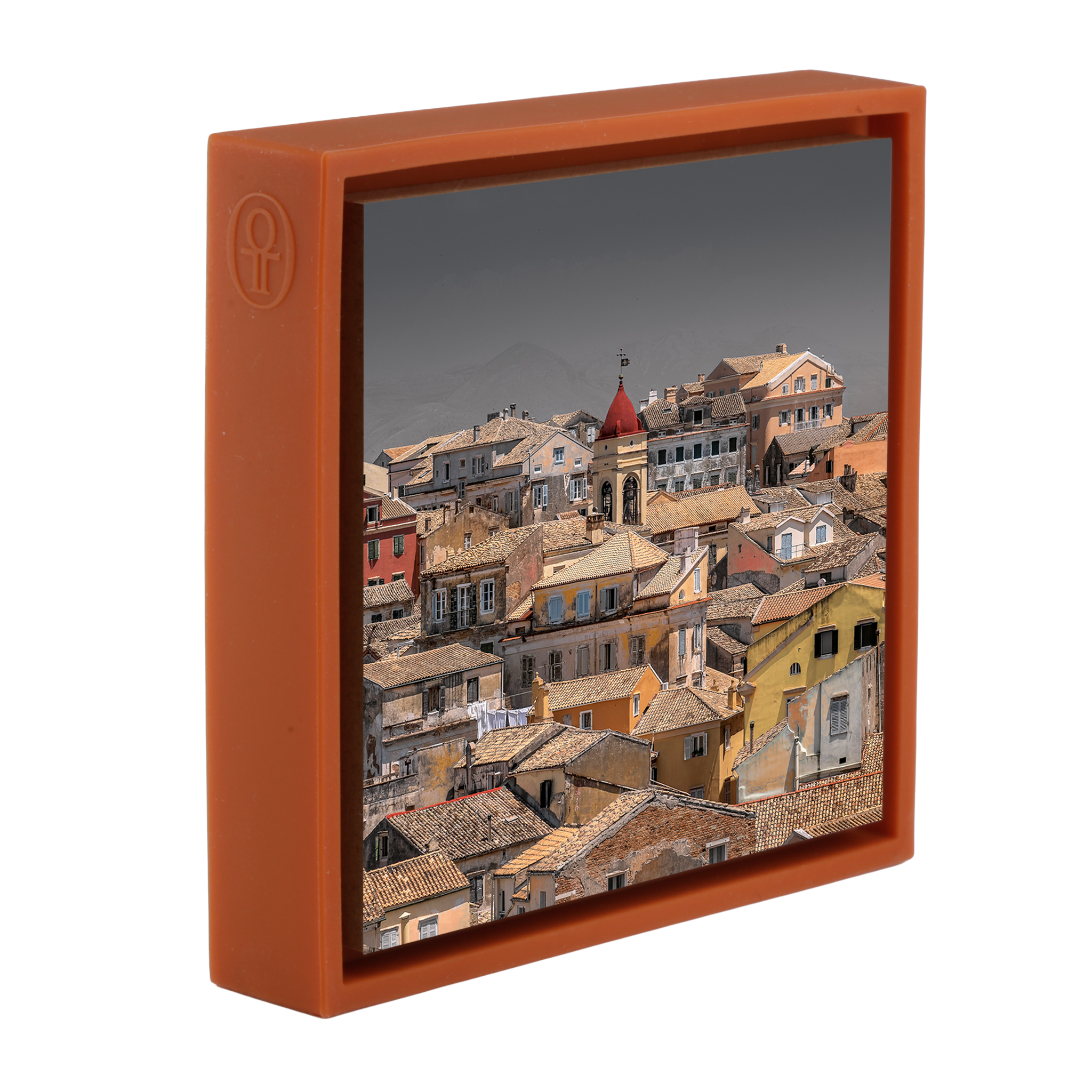 Corfu Roofscape- Orange Wrapp