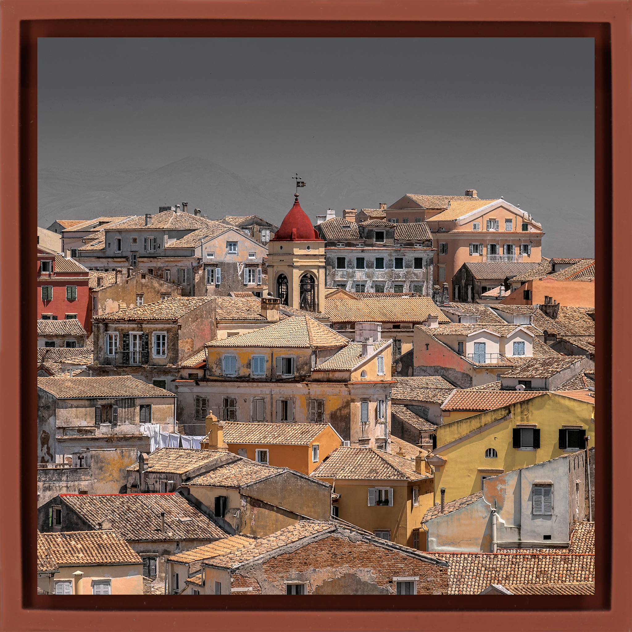 Corfu Roofscape- Terra Wrapp