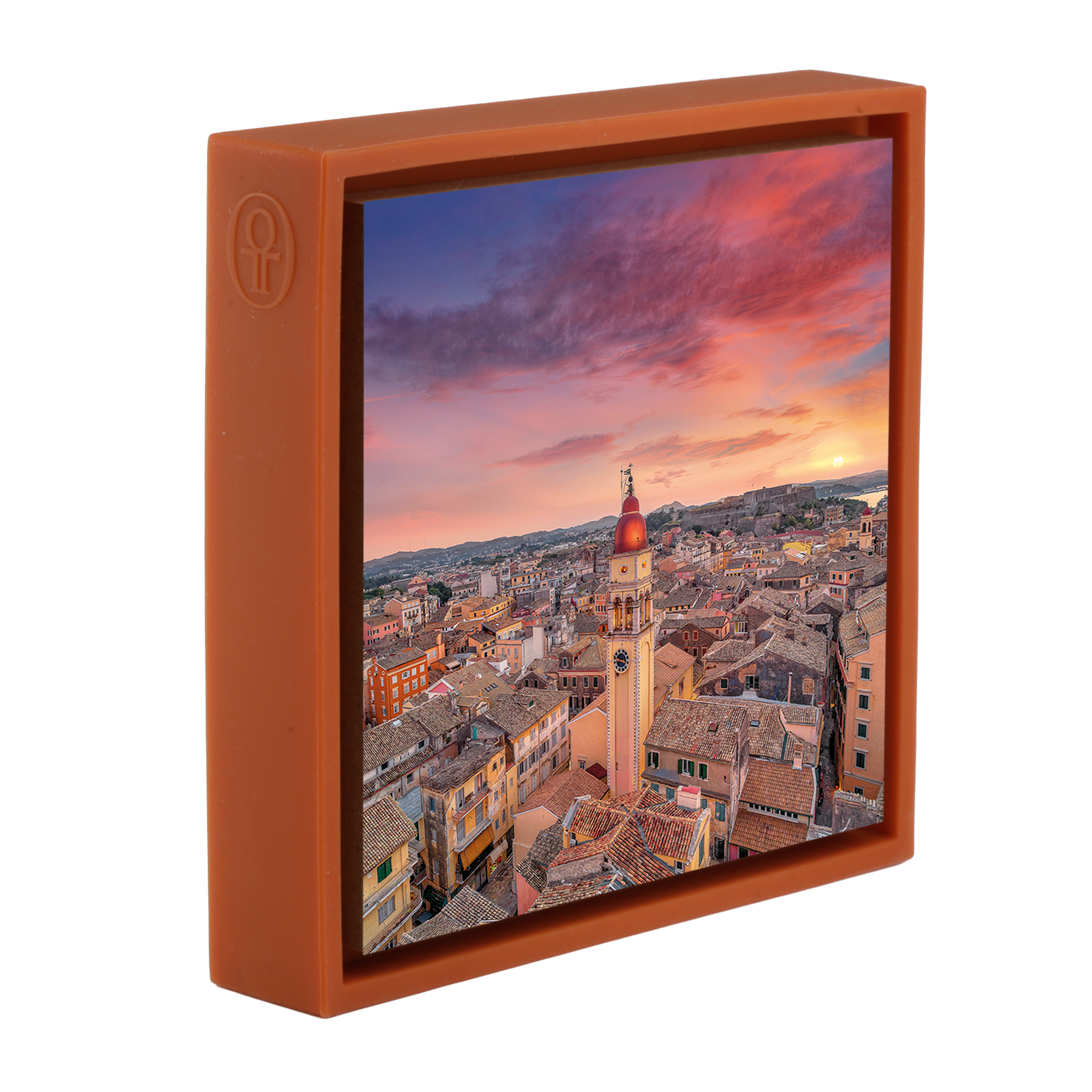 Saffron Sunset Over Corfu- Orange Wrapp