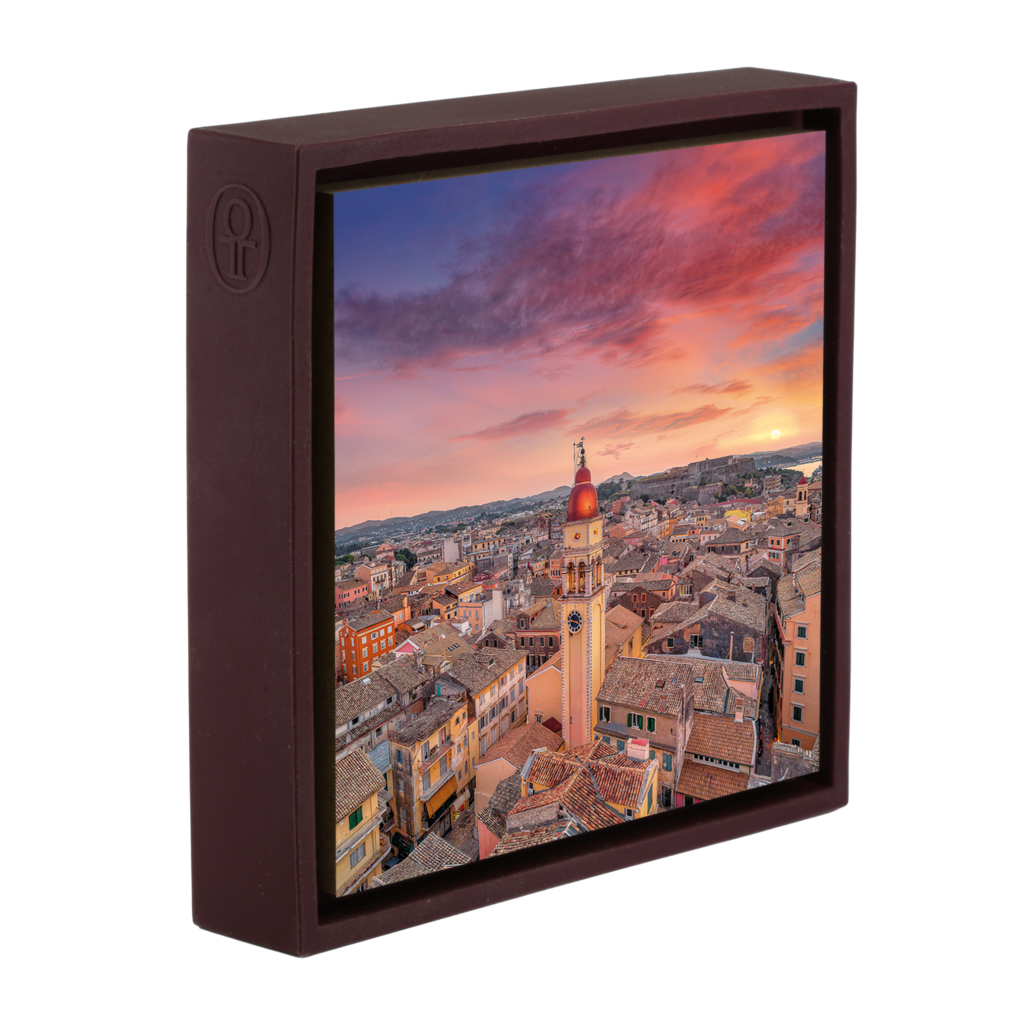Saffron Sunset Over Corfu- Purple Wrapp