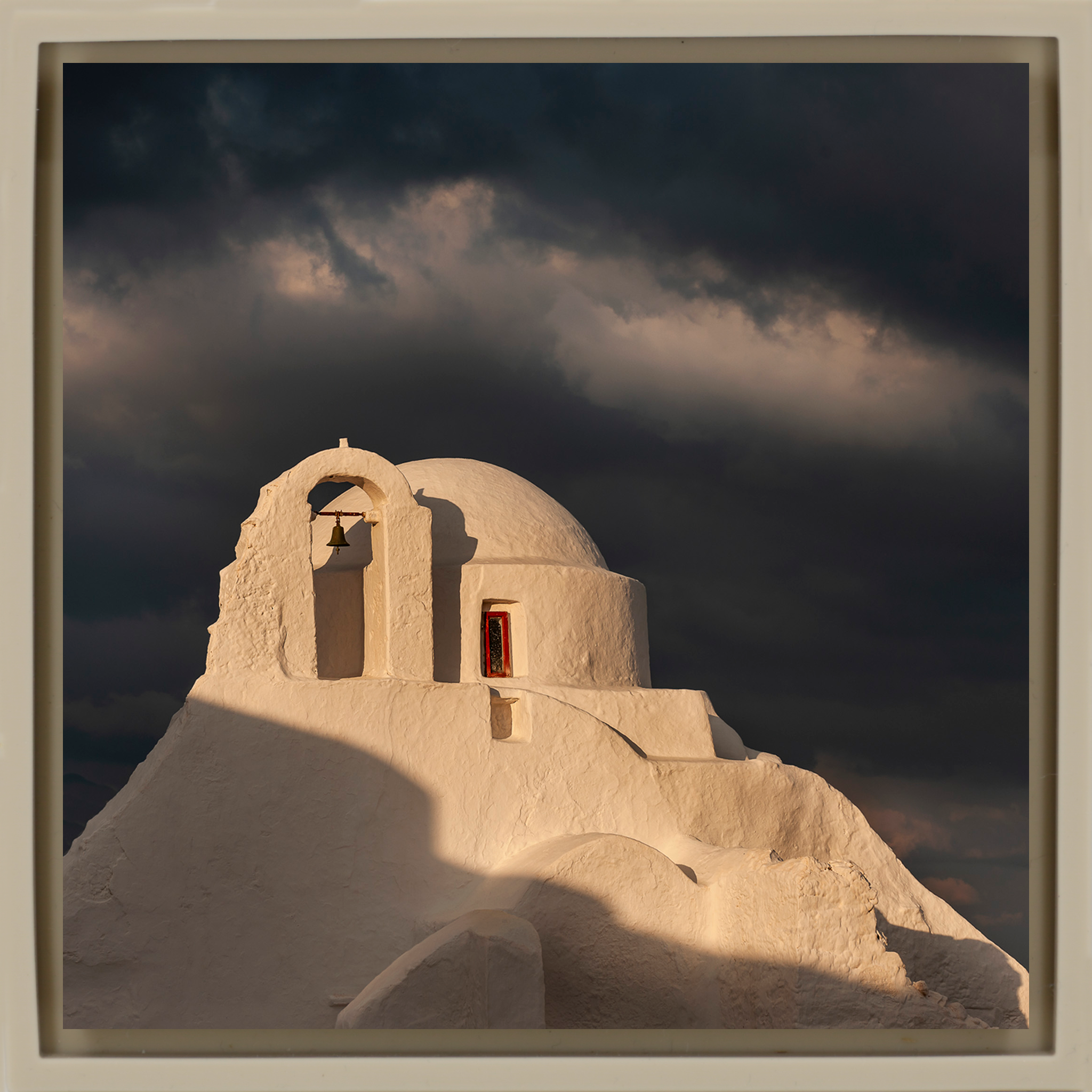 Storm over Paraportiani - Zandkleurige Wrapp