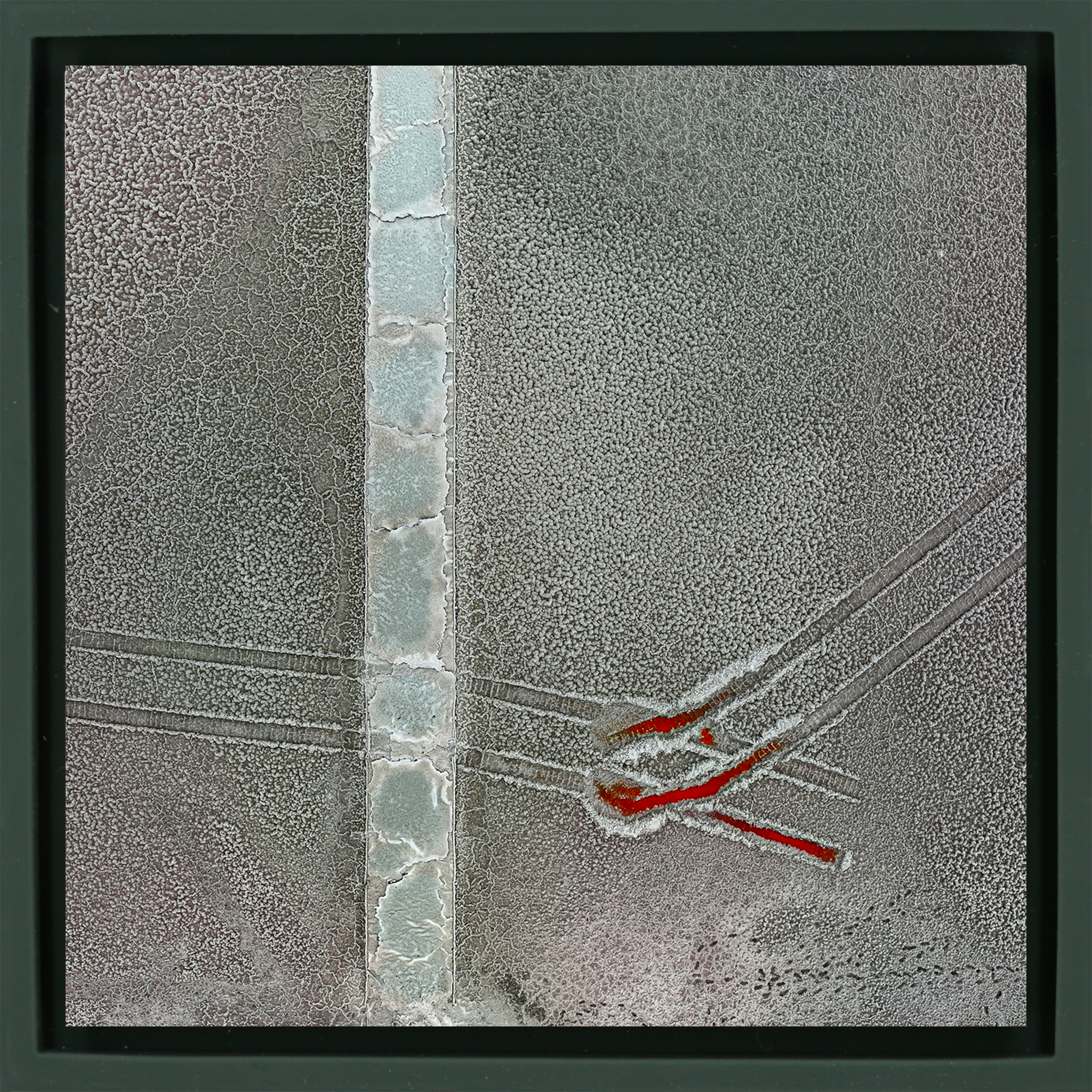 Saline Geometry- Dark Green Wrapp