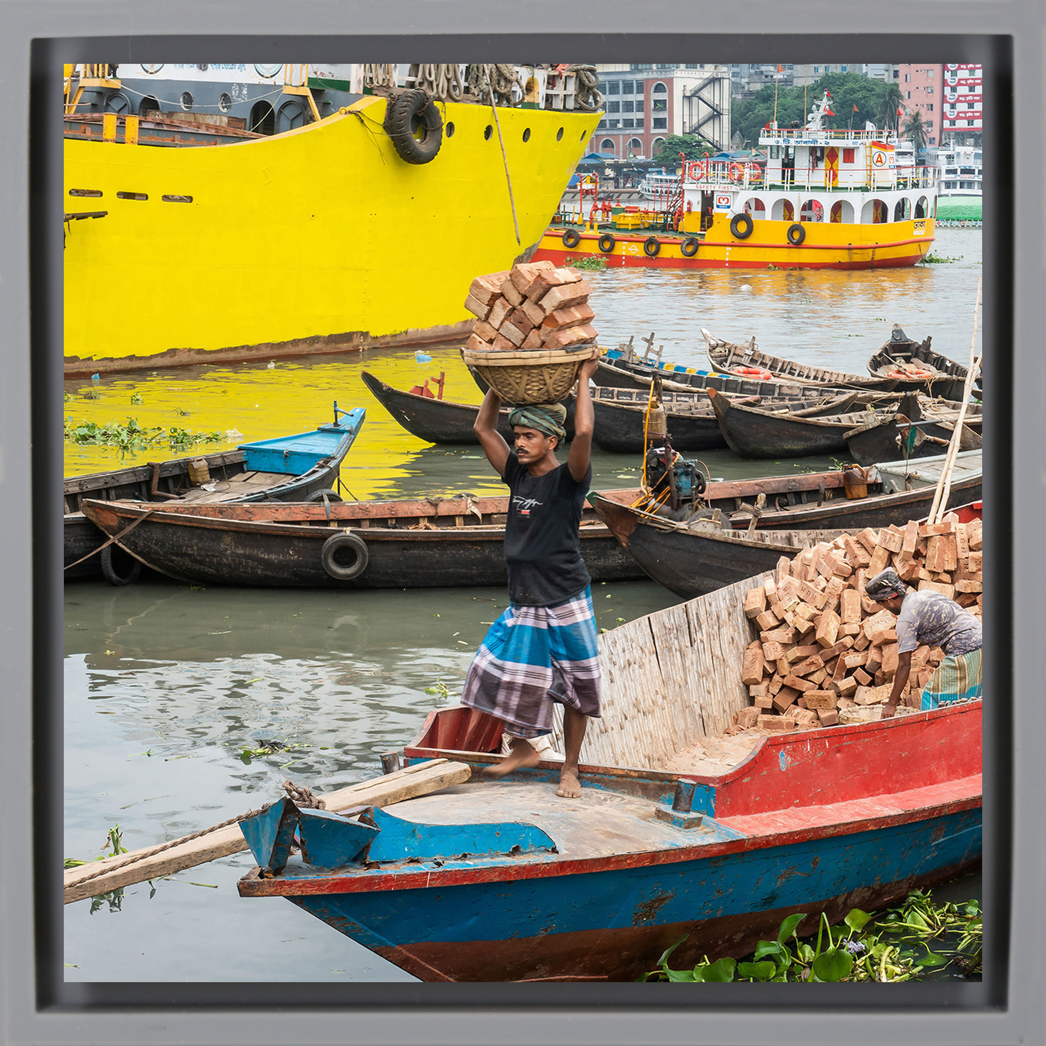 Pierres de transport - Enveloppe grise