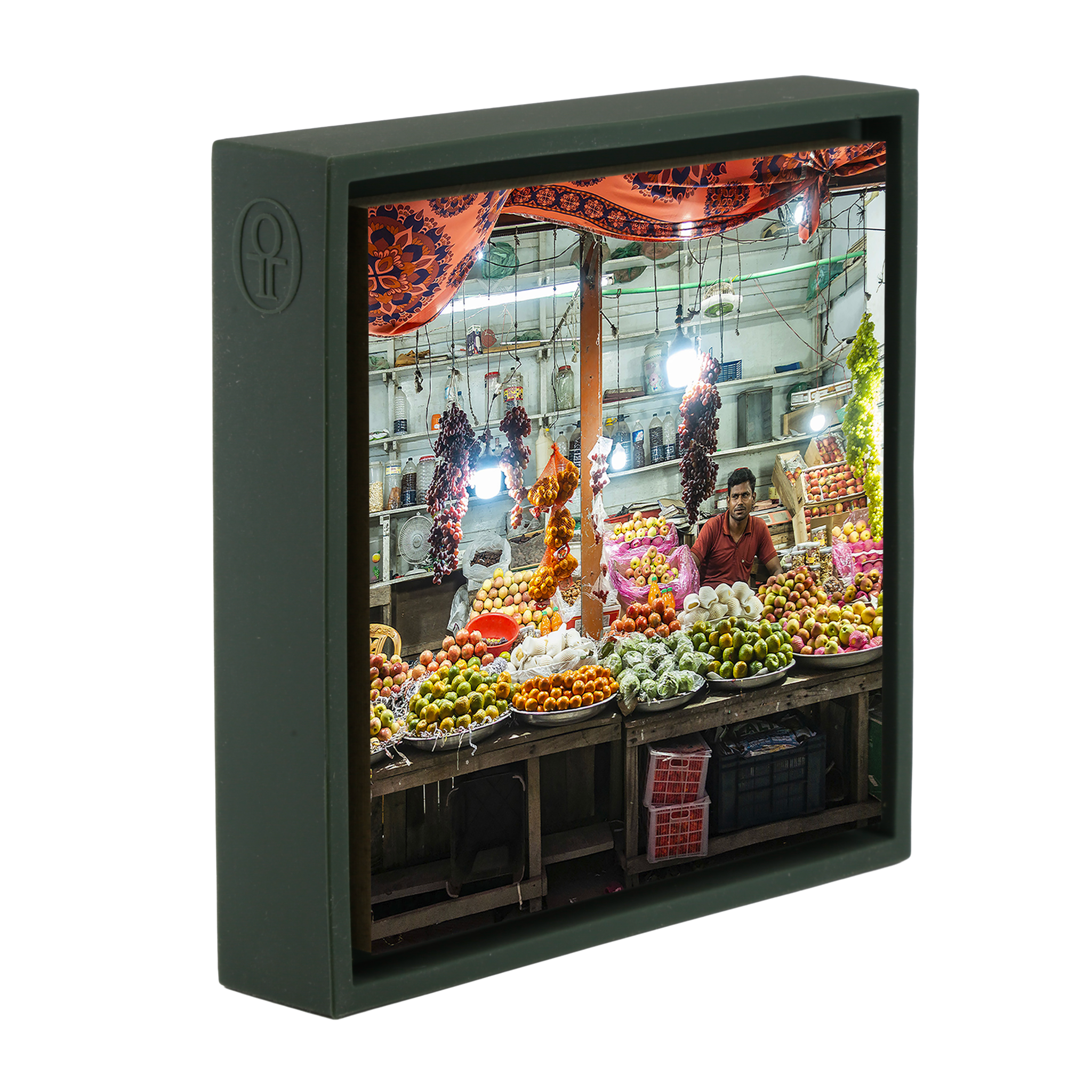 Colours of the Market- Dark Green Wrapp