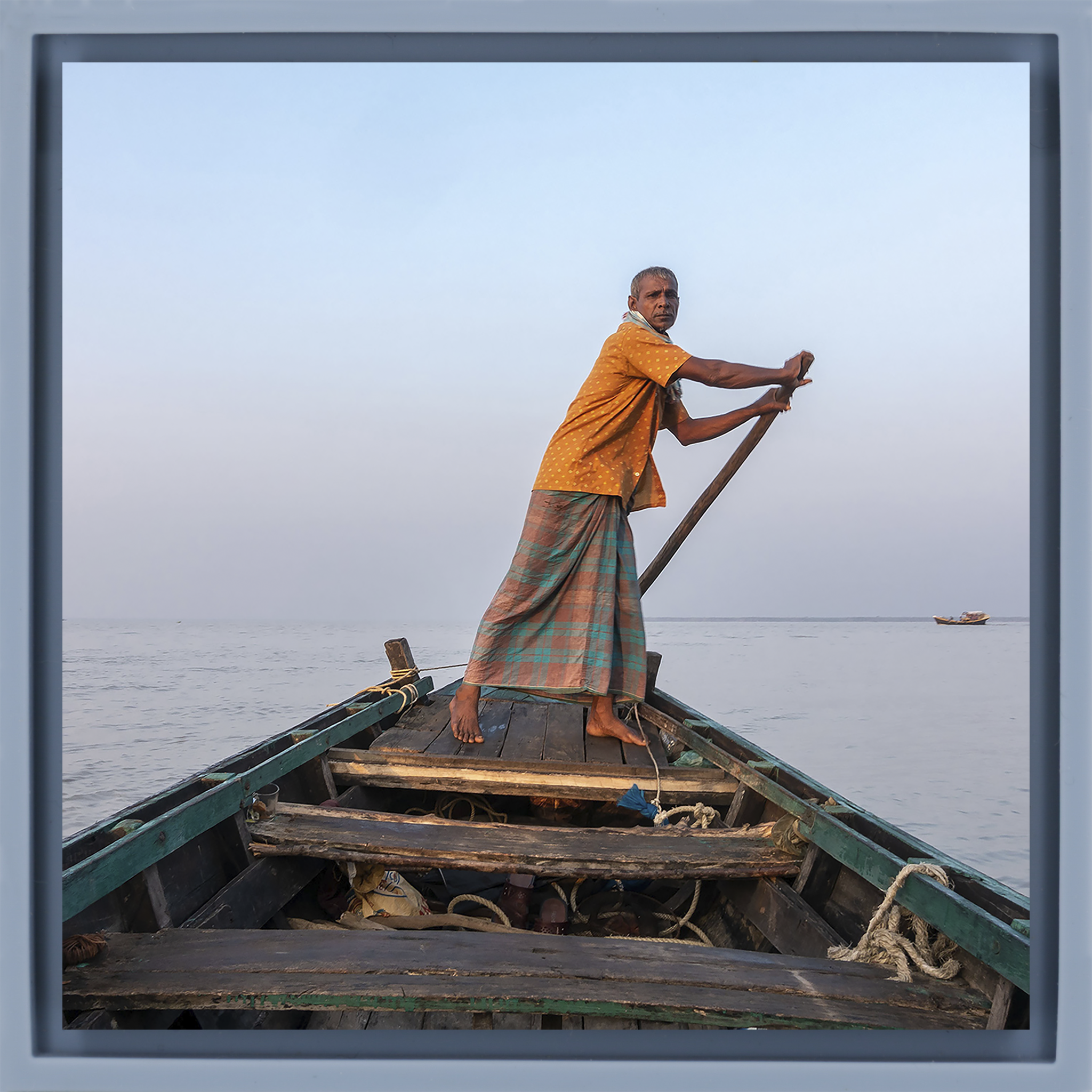 The Boatman- Light Blue Wrapp
