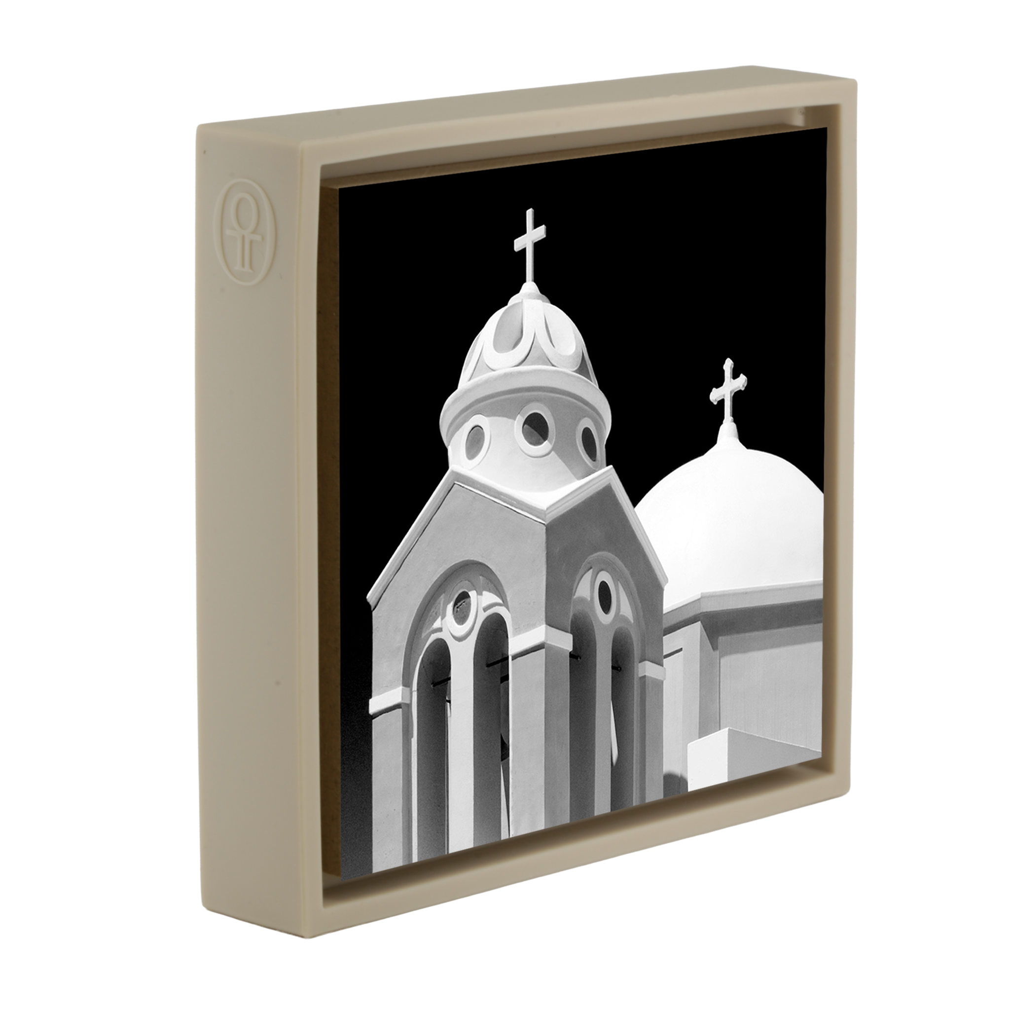 Santorini Church - Zandkleurige Wrapp