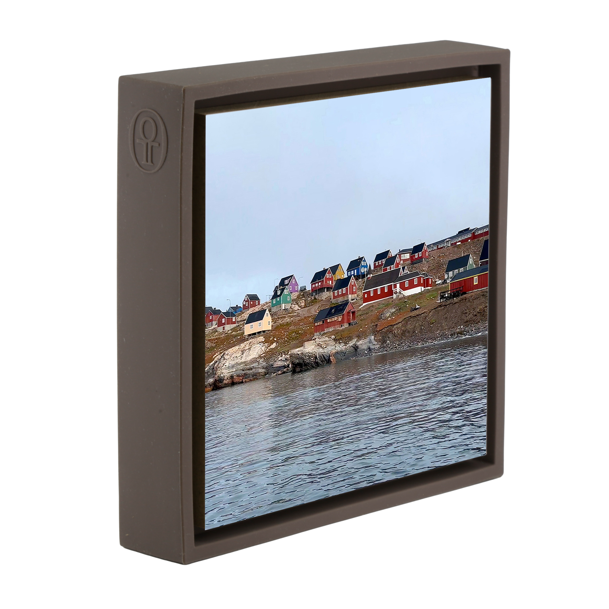 Colored Houses - Brown Wrap