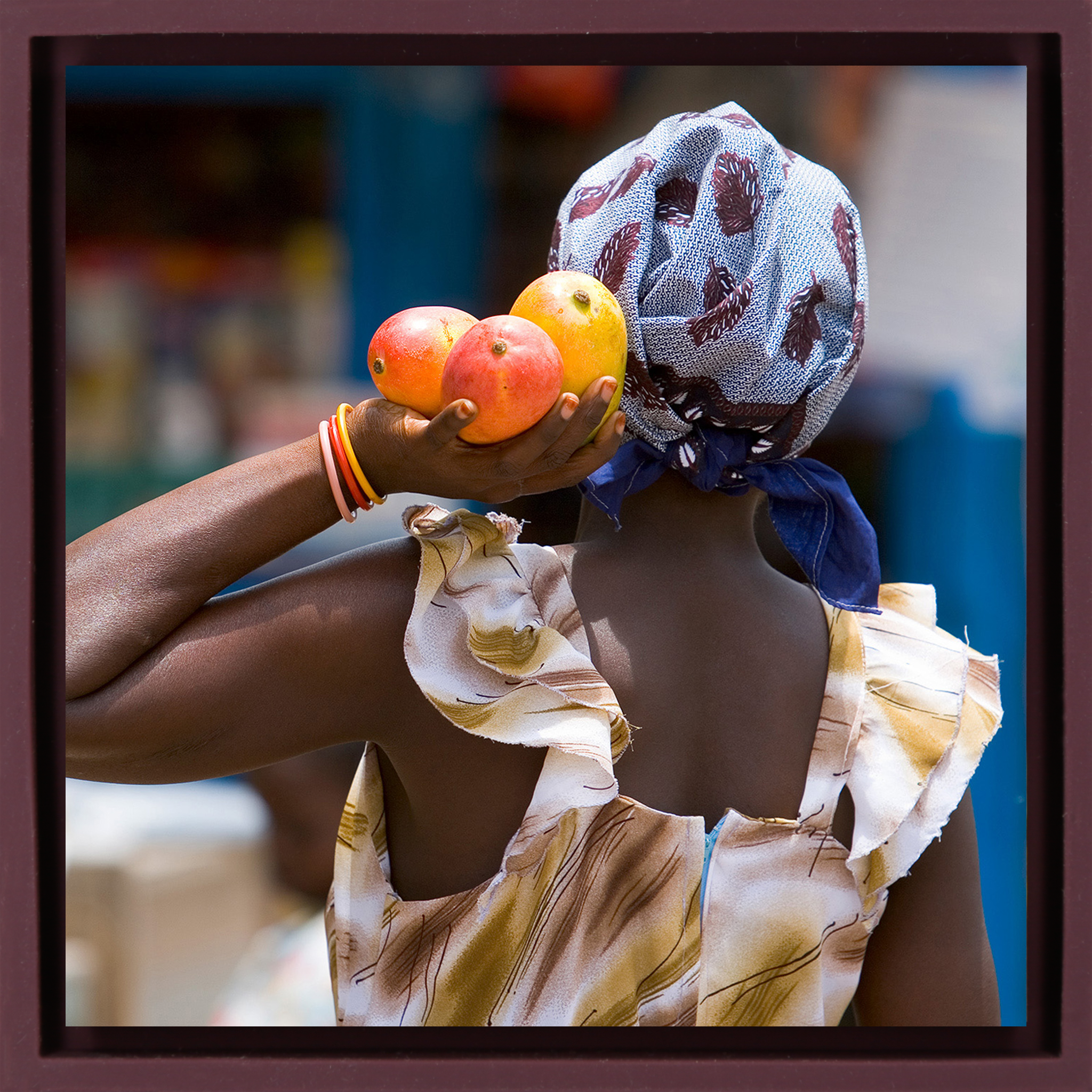 Three Mangos - Paarse Wrapp