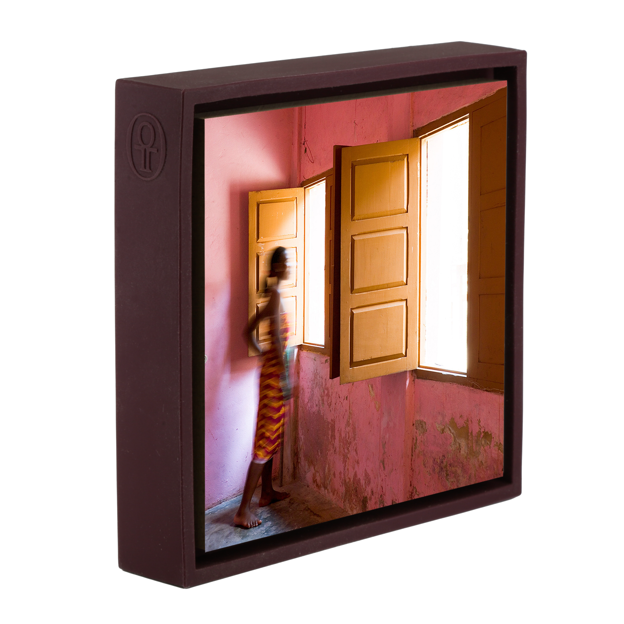 Woman Window - Purple Wrapp