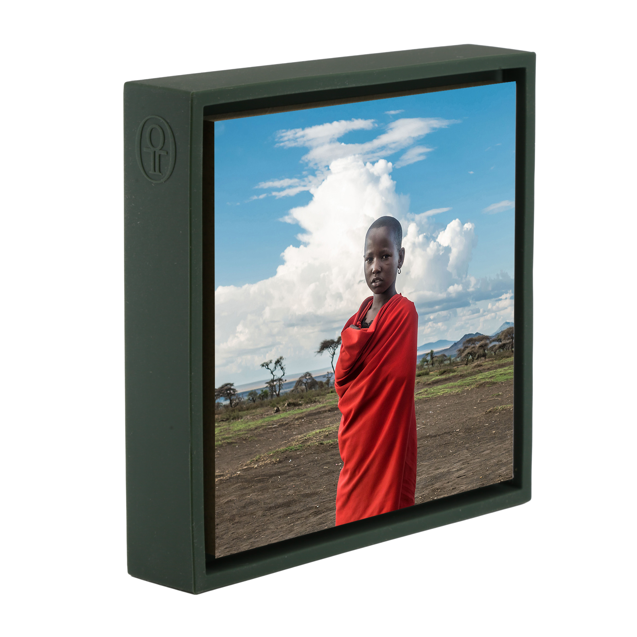 Kid in Red - Dark Green Wrapp