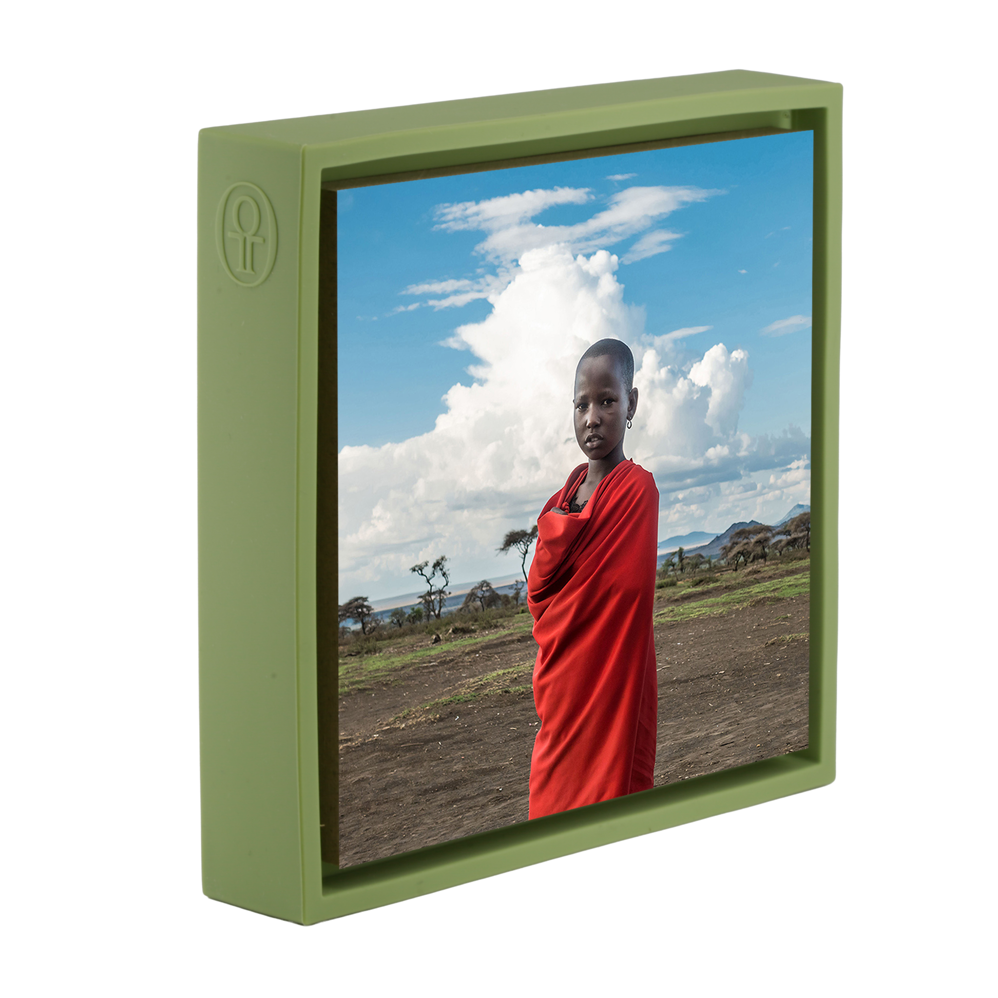 Kid in Red - Light Green Wrapp