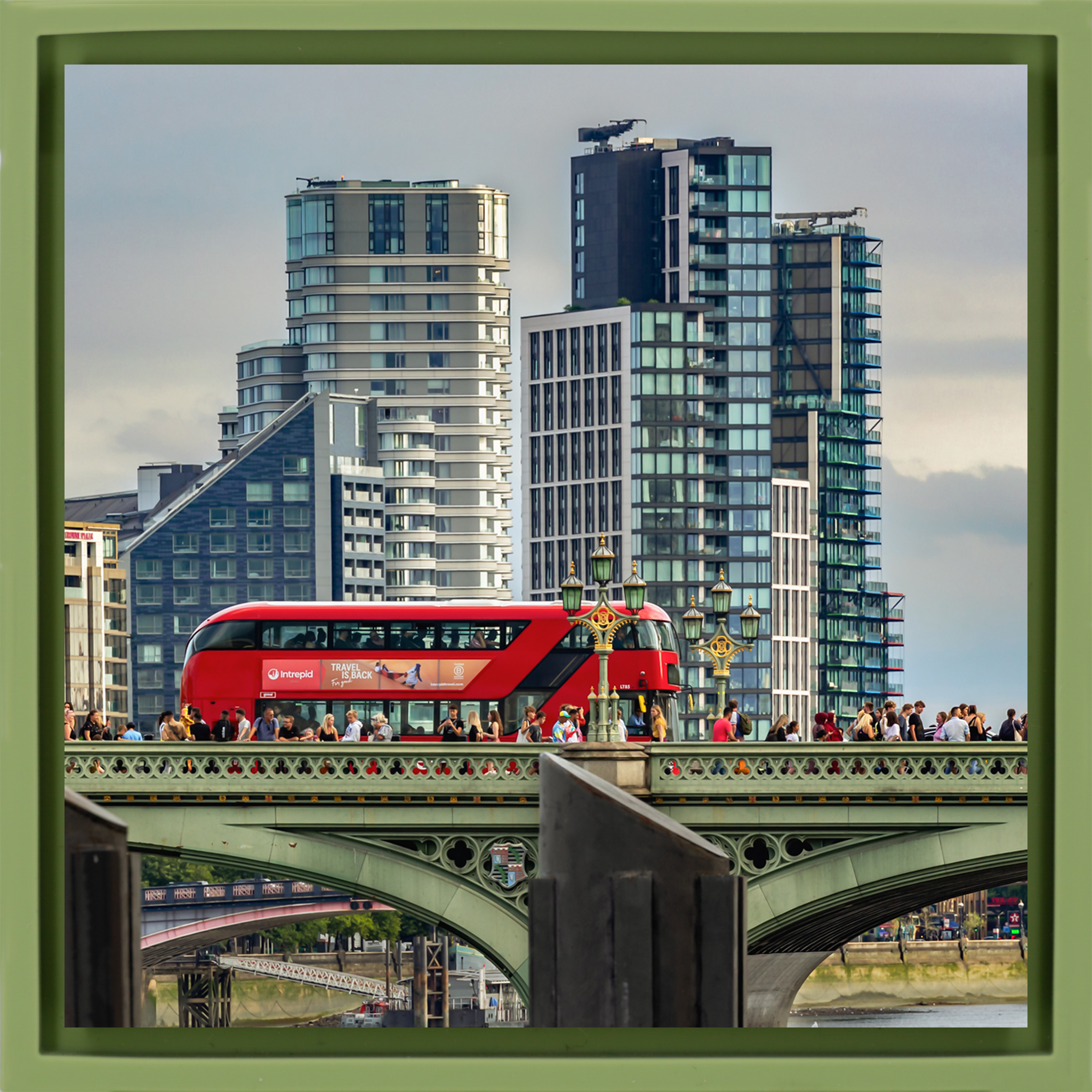 La ville - Emballage vert clair