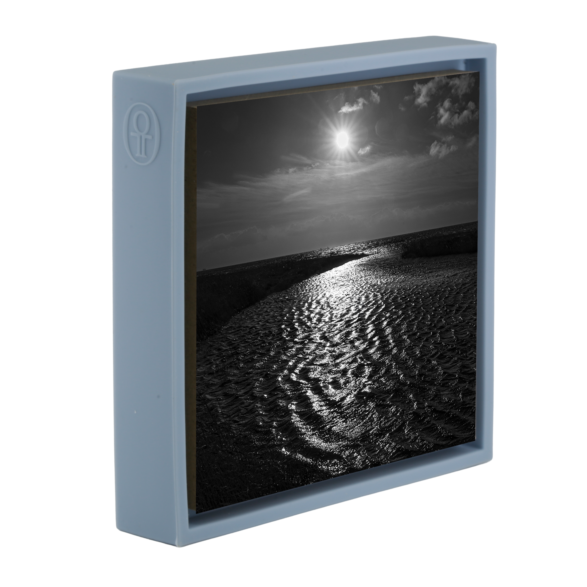 Voie navigable - Emballage bleu clair