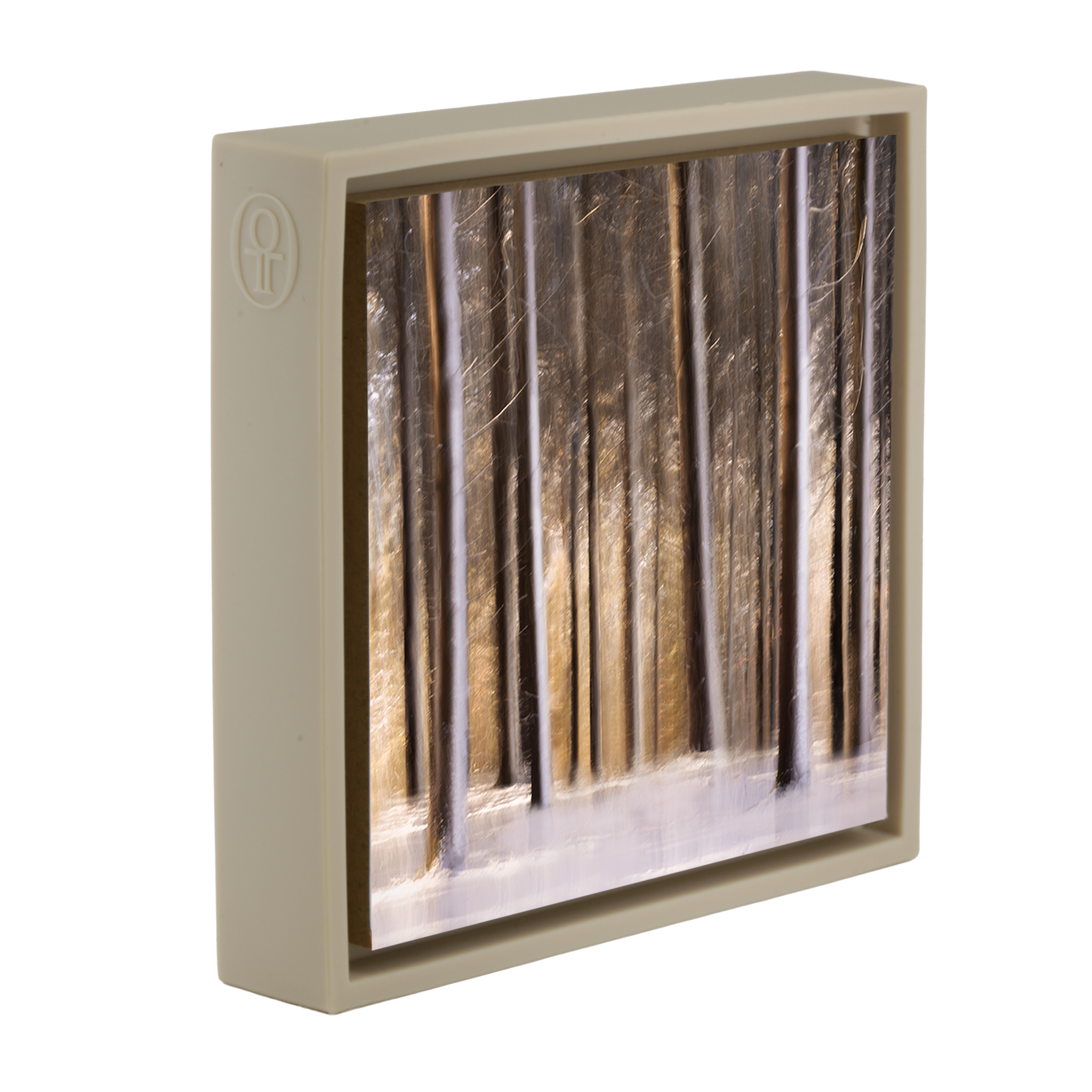 Sonnenbeschienener Wald im Schnee - Sand Wrapp