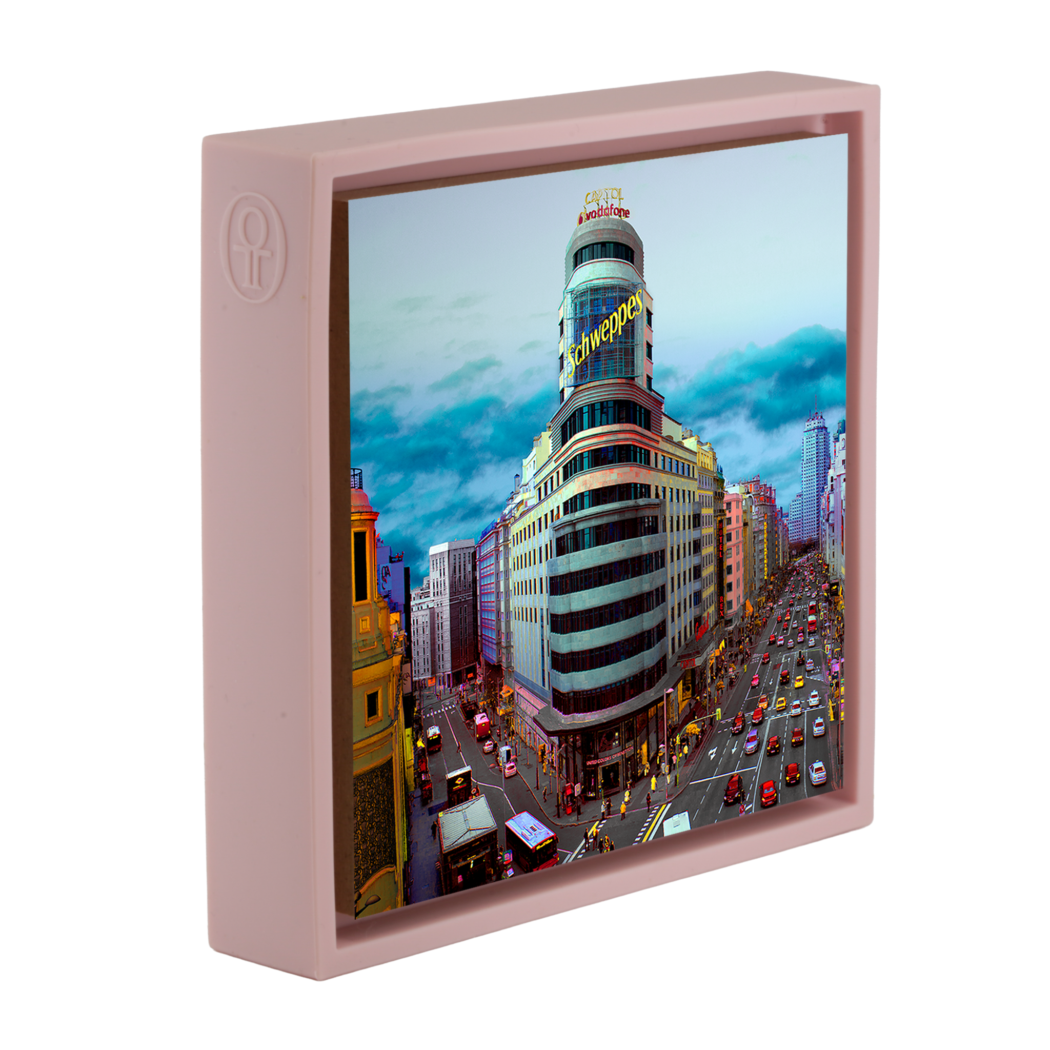 Capitol Azul- Pink Wrapp