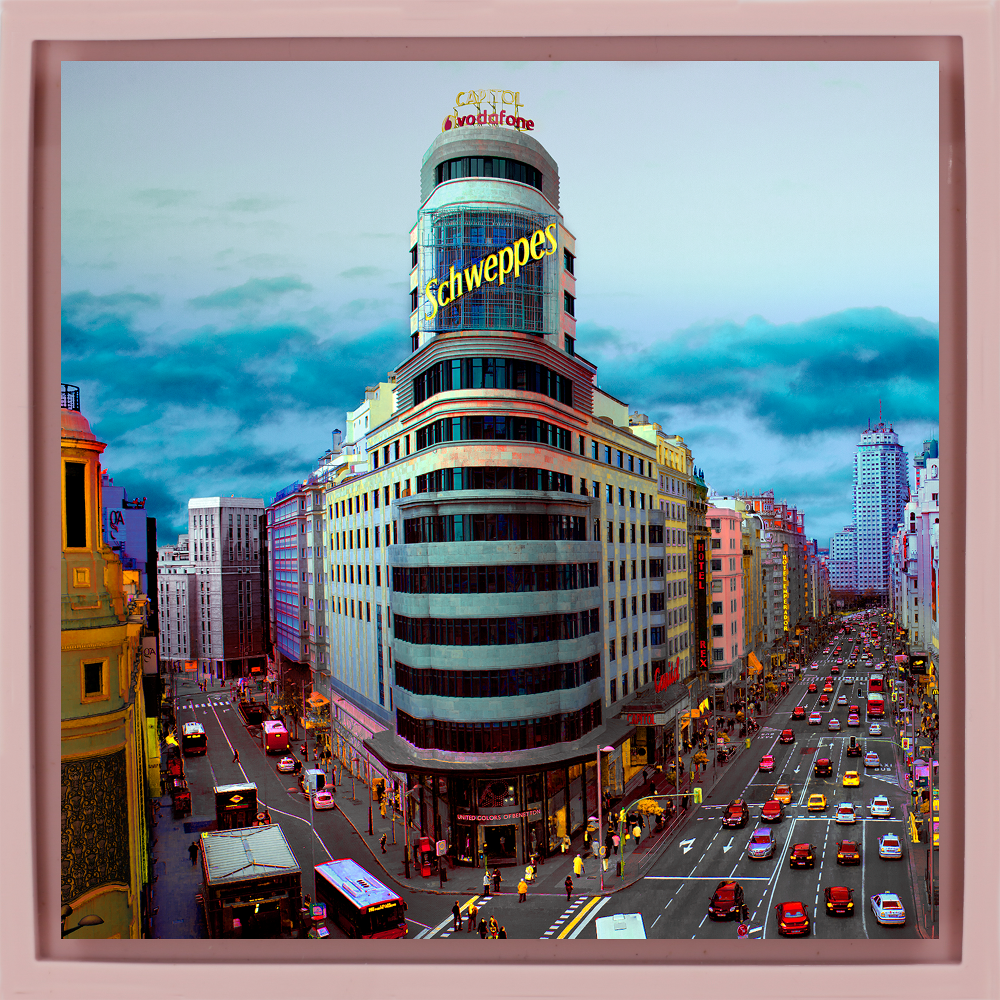 Capitol Azul- Pink Wrapp